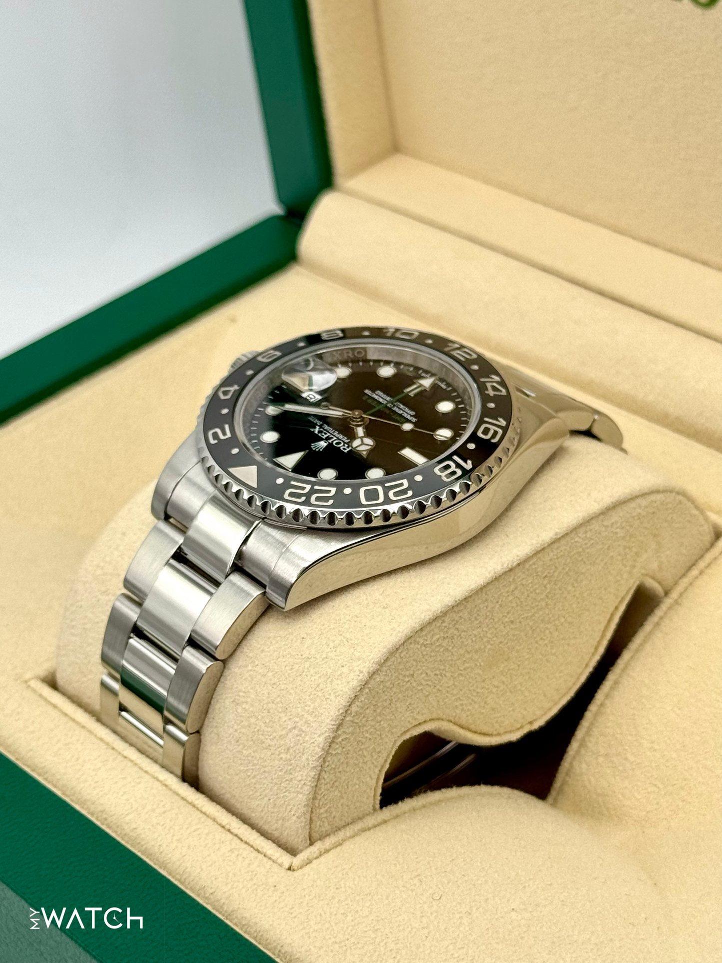 2016 Rolex GMT-Master II 40mm 116710LN Stainless Steel Black Dial - MyWatchLLC