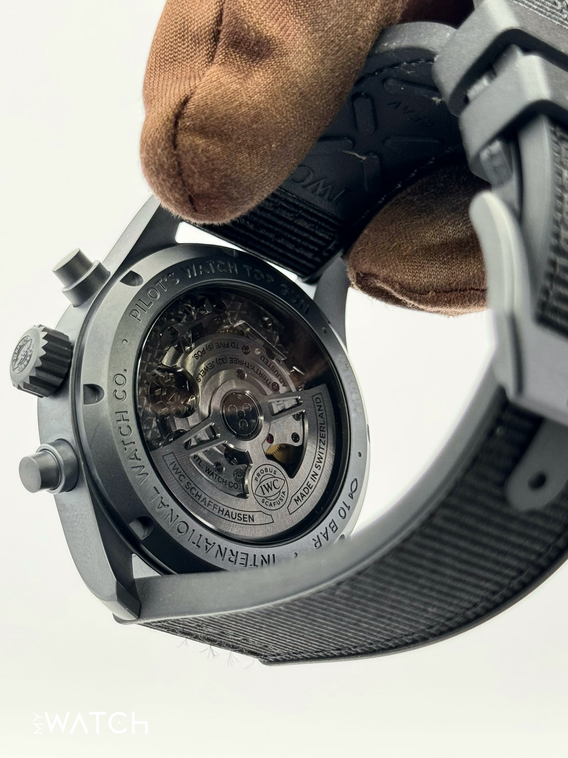 NEW 2025 IWC Pilot Chronograph Top Gun 41mm IW388106 Ceramic - MyWatchLLC