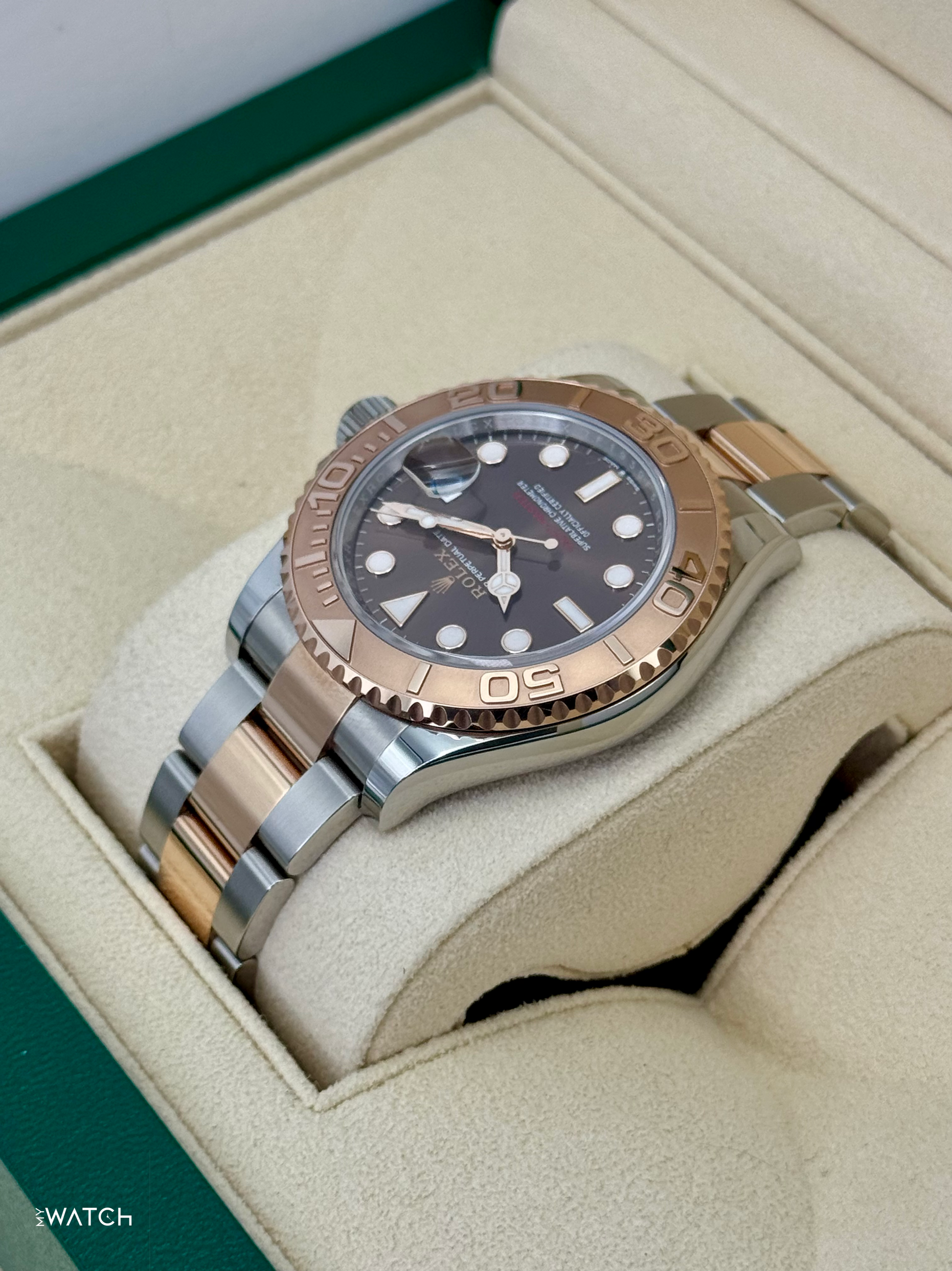 2023 Rolex Yacht-Master 40mm 126621 Two-Tone Chocolate Dial - MyWatchLLC