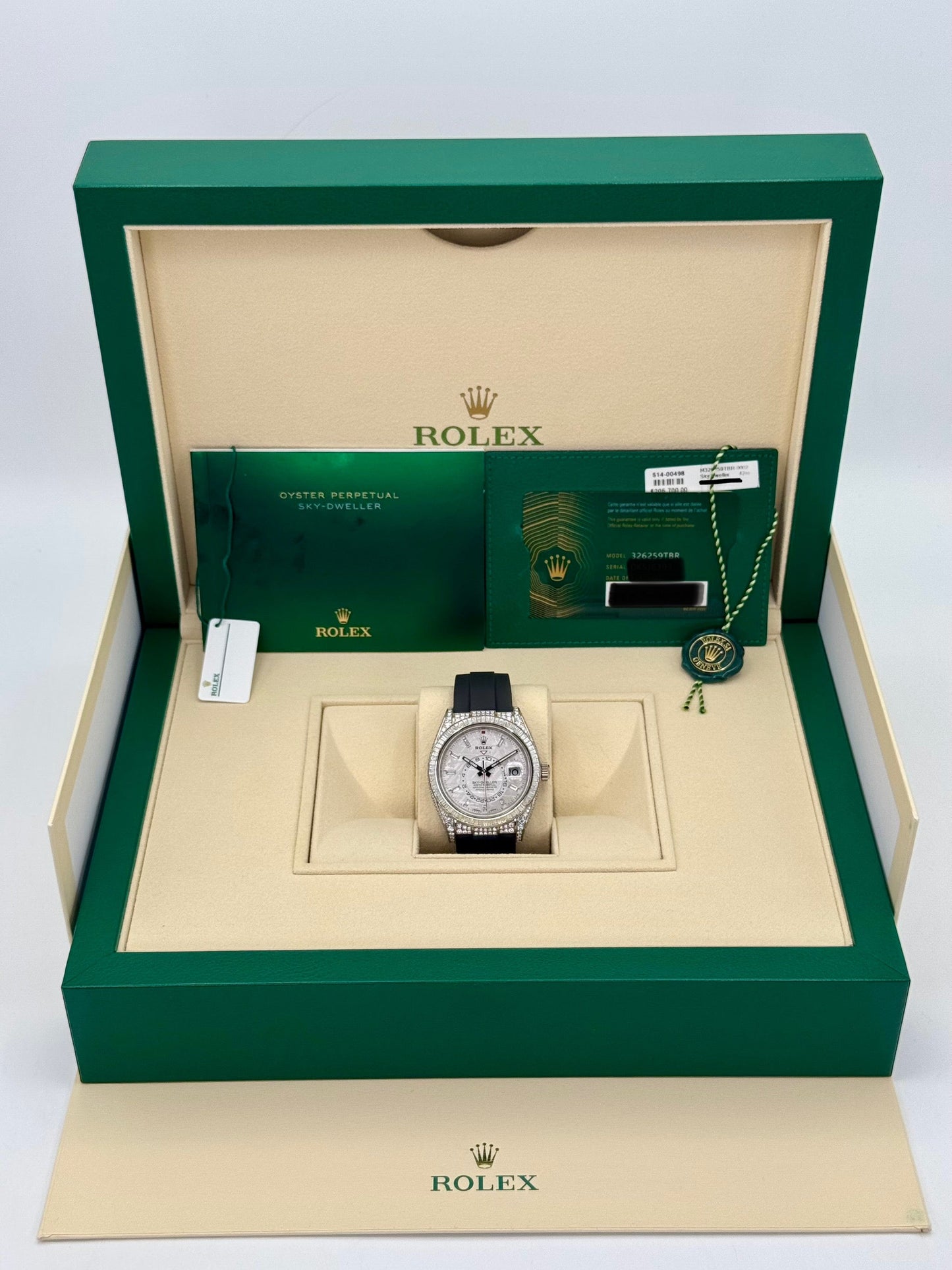 NEW 2023 Rolex Sky-Dweller Meteorite Diamond Watch 326259TBR - MyWatchLLC