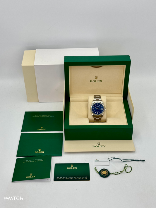2025 Rolex Oyster Perpetual 41mm 124300 Blue Dial - MyWatchLLC