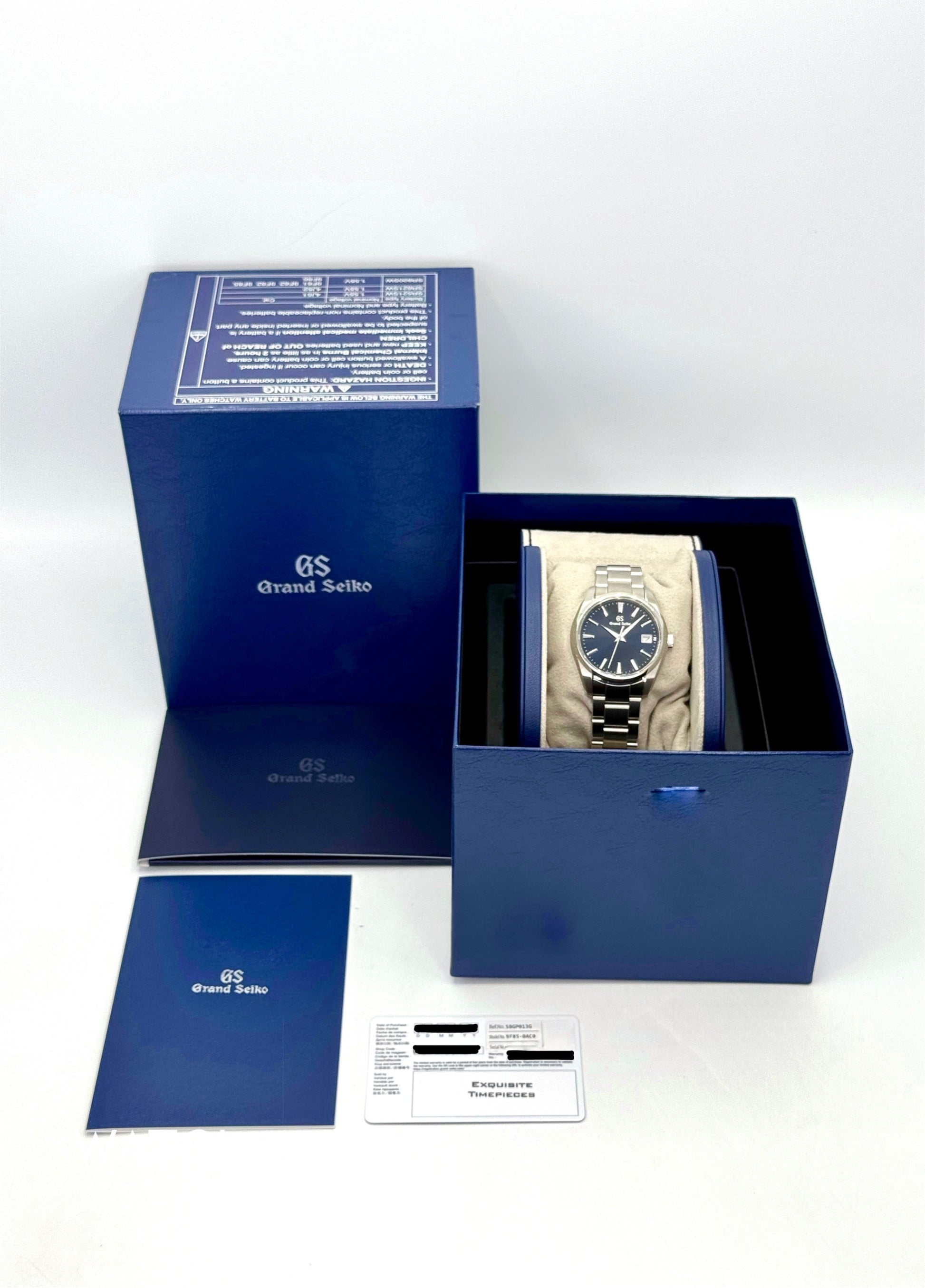 2025 Grand Seiko Heritage Collection 40mm SBGP013G Blue Dial - MyWatchLLC