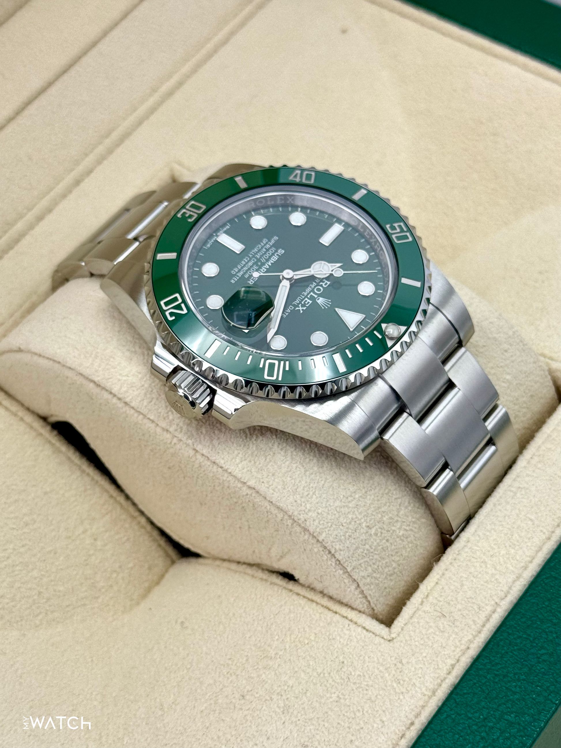 2017 Rolex Submariner “Hulkâ€?40mm 116610LV Green Dial - MyWatchLLC