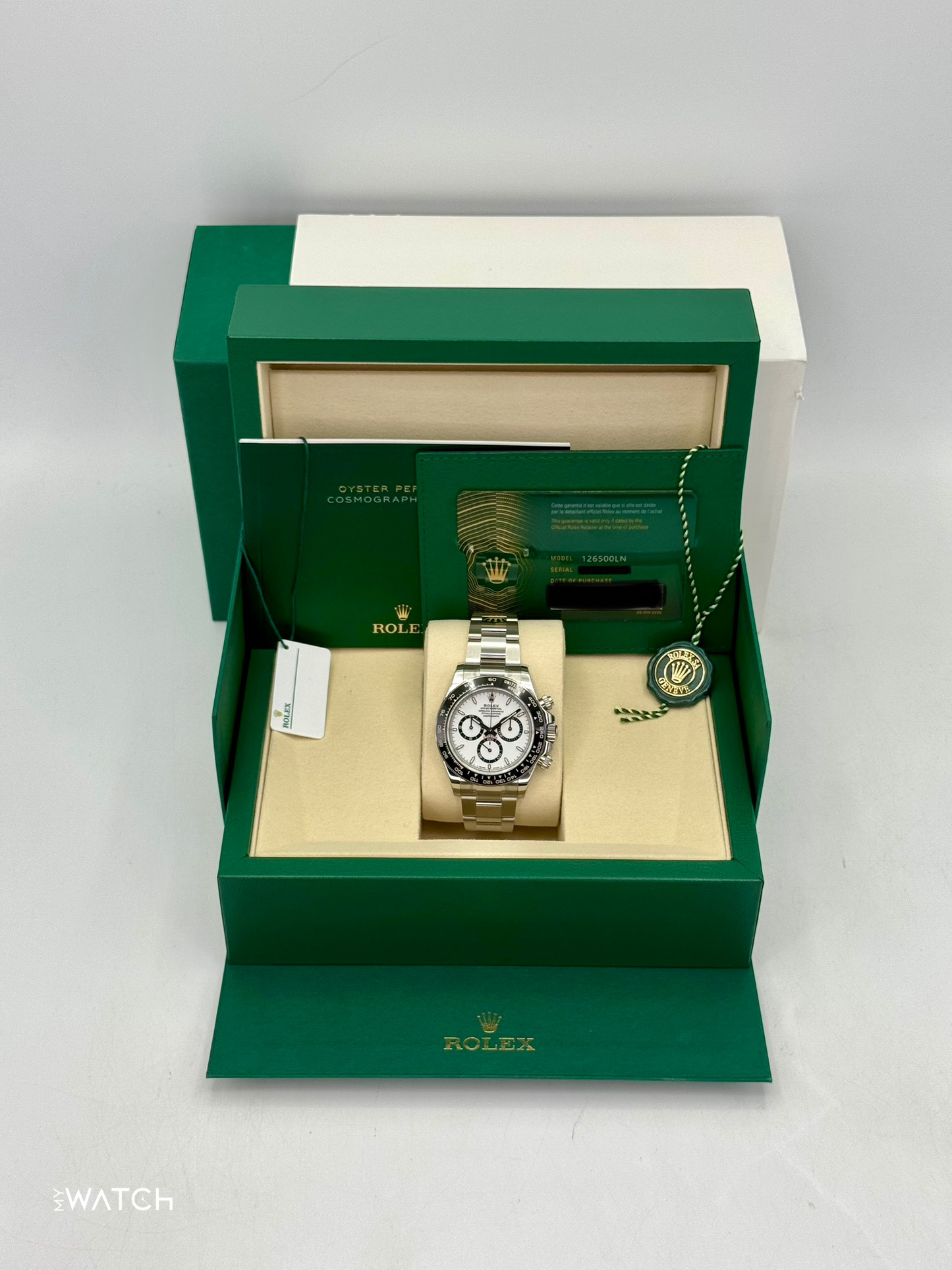 NEW 2025 Rolex Daytona 40mm 126500LN Stainless Steel Panda Dial (STICKERED) - MyWatchLLC