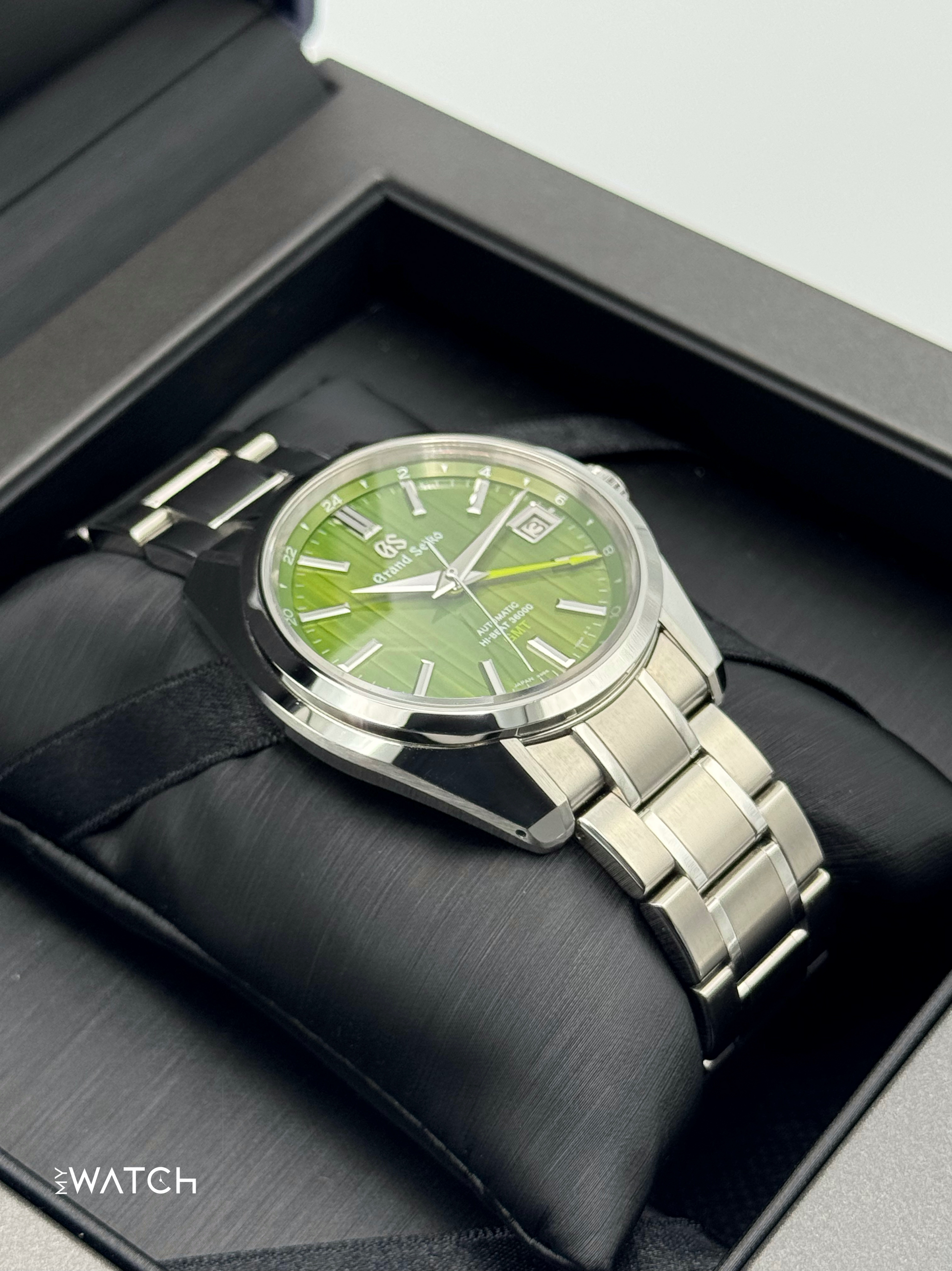 2025 Grand Seiko GMT 40mm SBGJ259G Stainless Steel Green Dial - MyWatchLLC