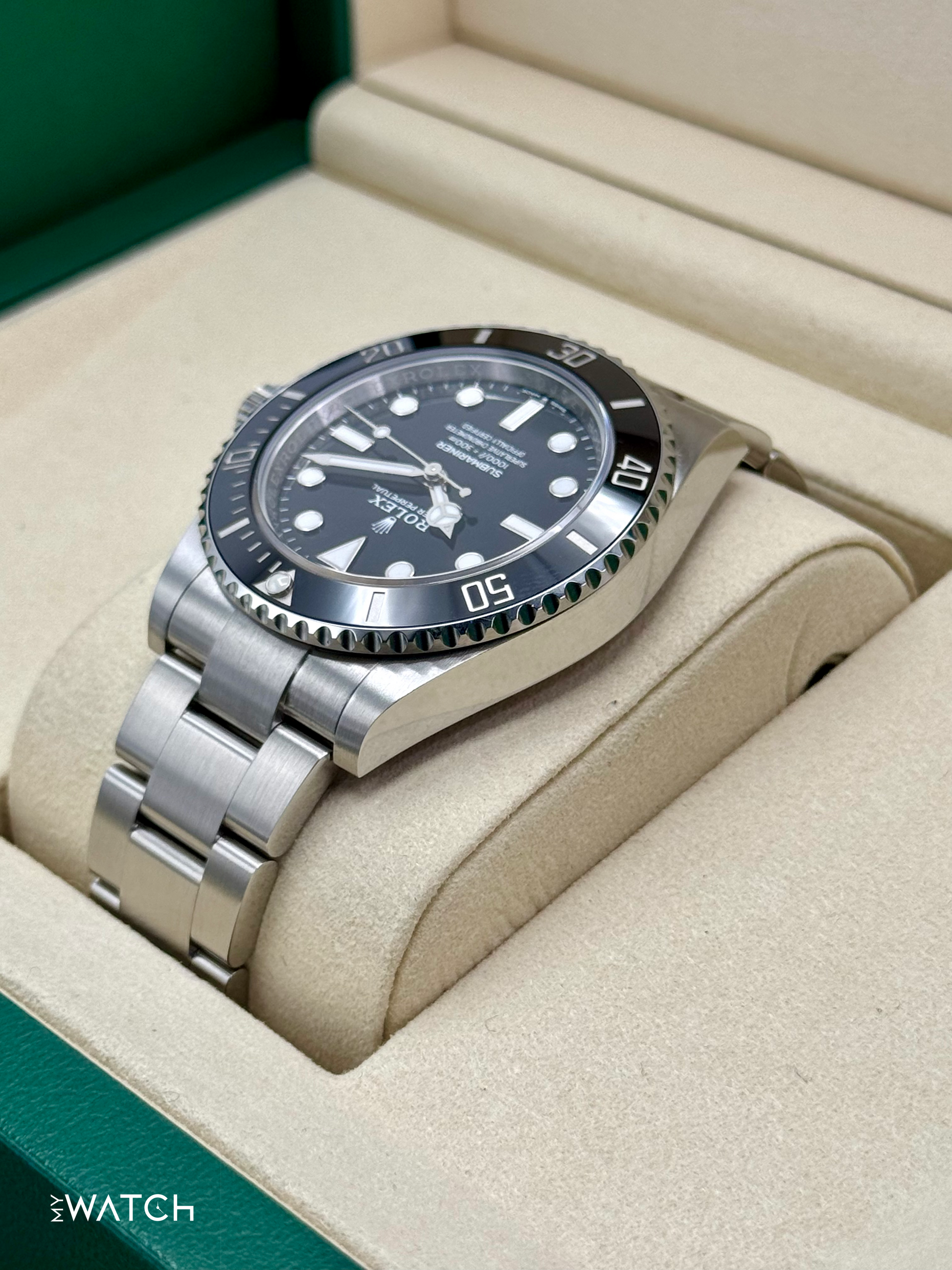 NEW 2025 Rolex Submariner 41mm 124060 Stainless Steel Black Dial - MyWatchLLC