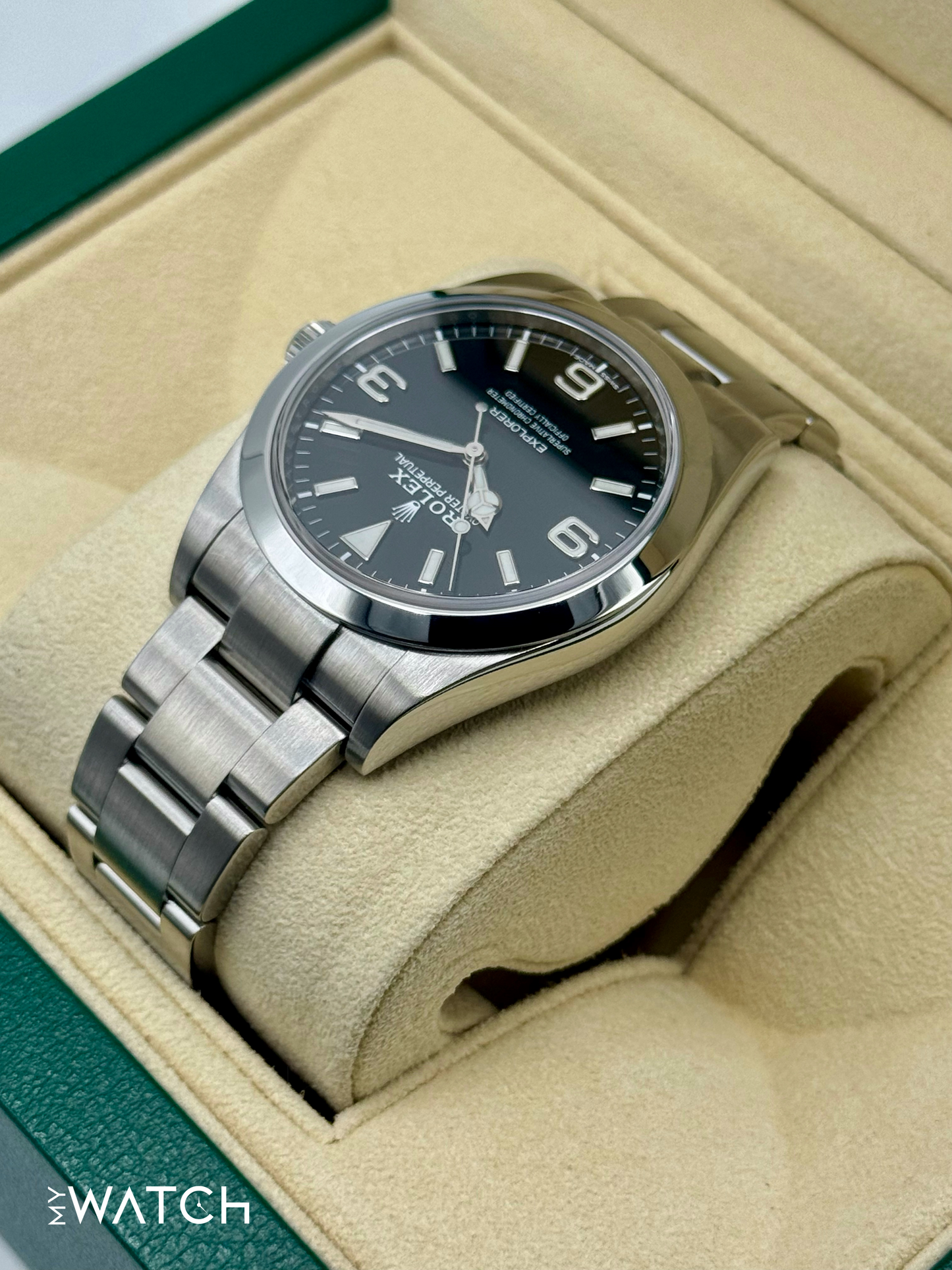 2020 Rolex Explorer 39mm 214270 Stainless Steel Black Dial - MyWatchLLC