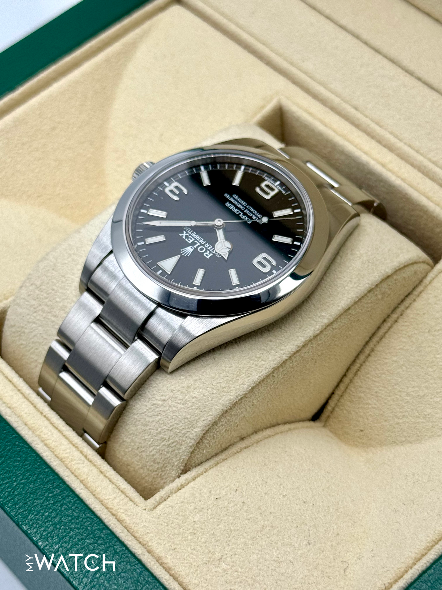 2020 Rolex Explorer 39mm 214270 Stainless Steel Black Dial - MyWatchLLC