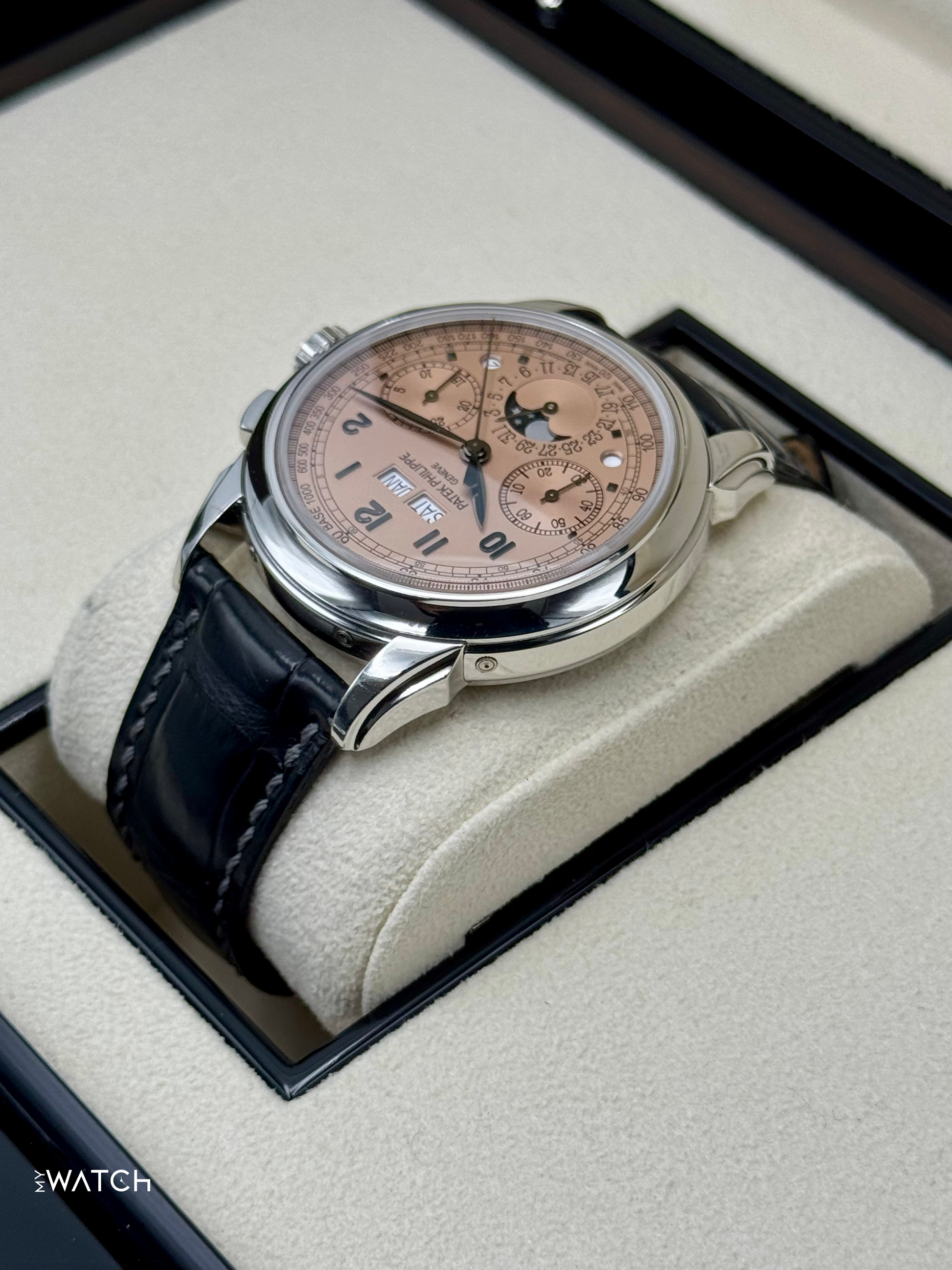 2021 Patek Philippe 5270P Perpetual Calendar Chronograph Salmon Dial - MyWatchLLC