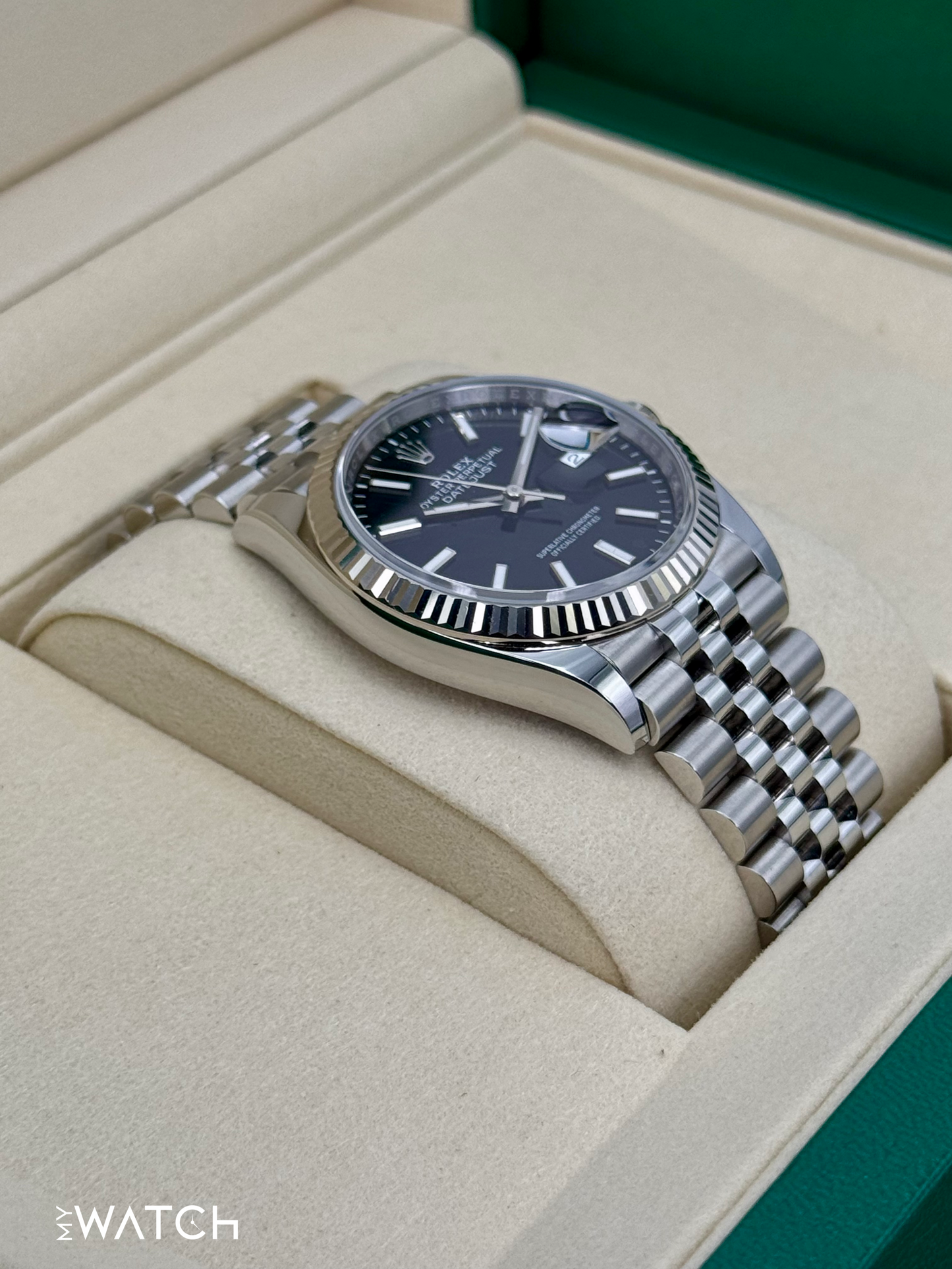 NEW 2025 Rolex Datejust 36mm 126234 Stainless Steel Jubilee Black Dial - MyWatchLLC