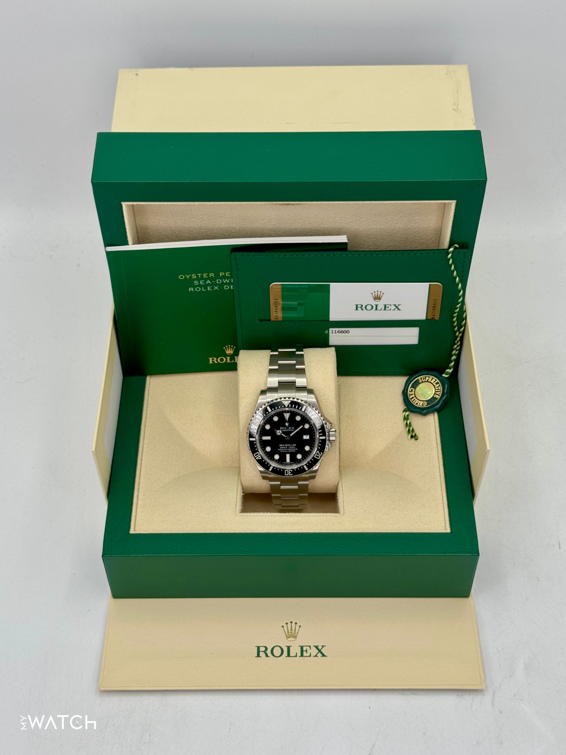 2016 Rolex Sea-Dweller 4000 "SD4K" 40mm 116600 Black Dial - MyWatchLLC