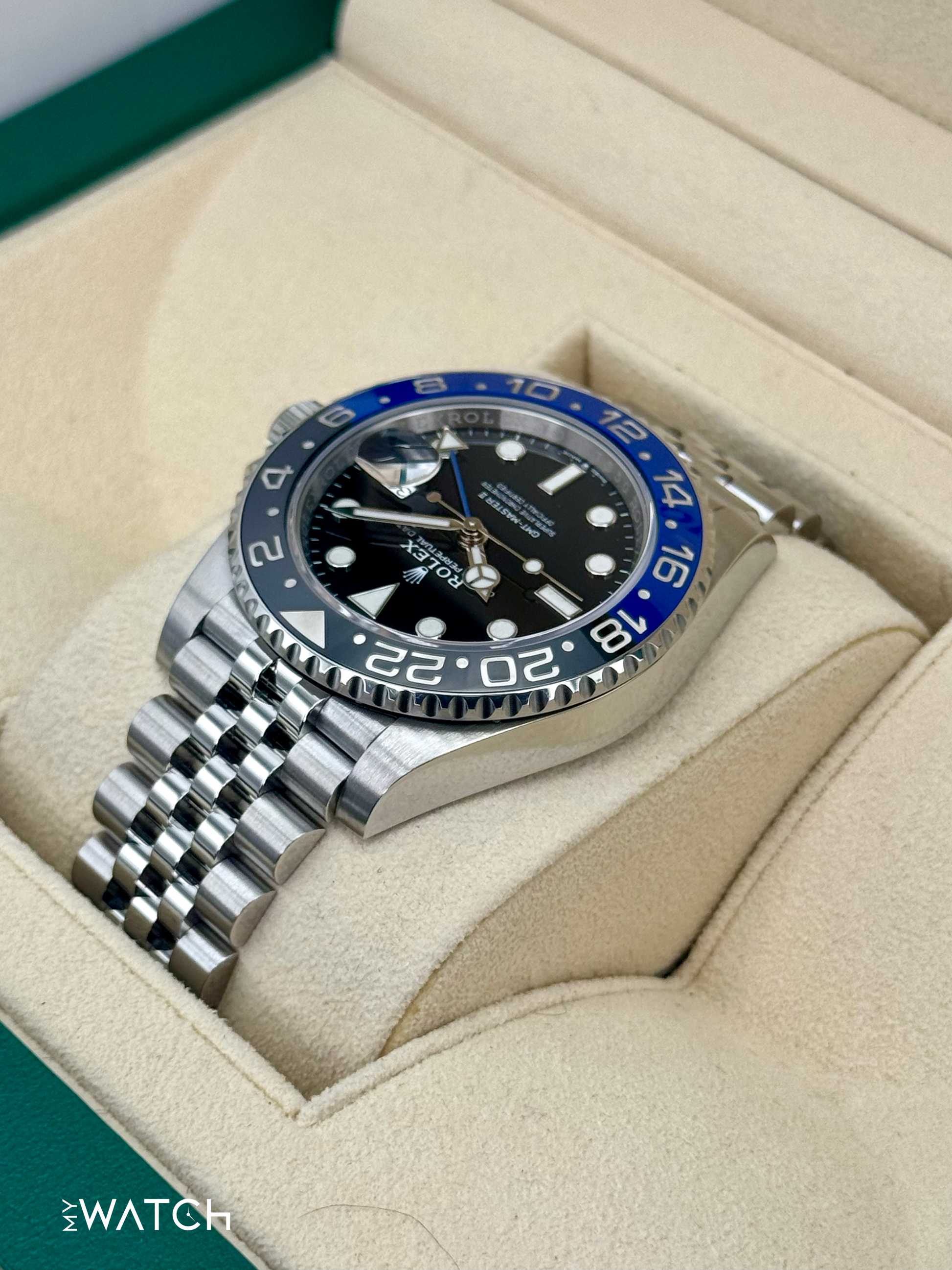 2022 Rolex GMT-Master II "Batgirl" 40mm 126710BLNR Jubilee - MyWatchLLC