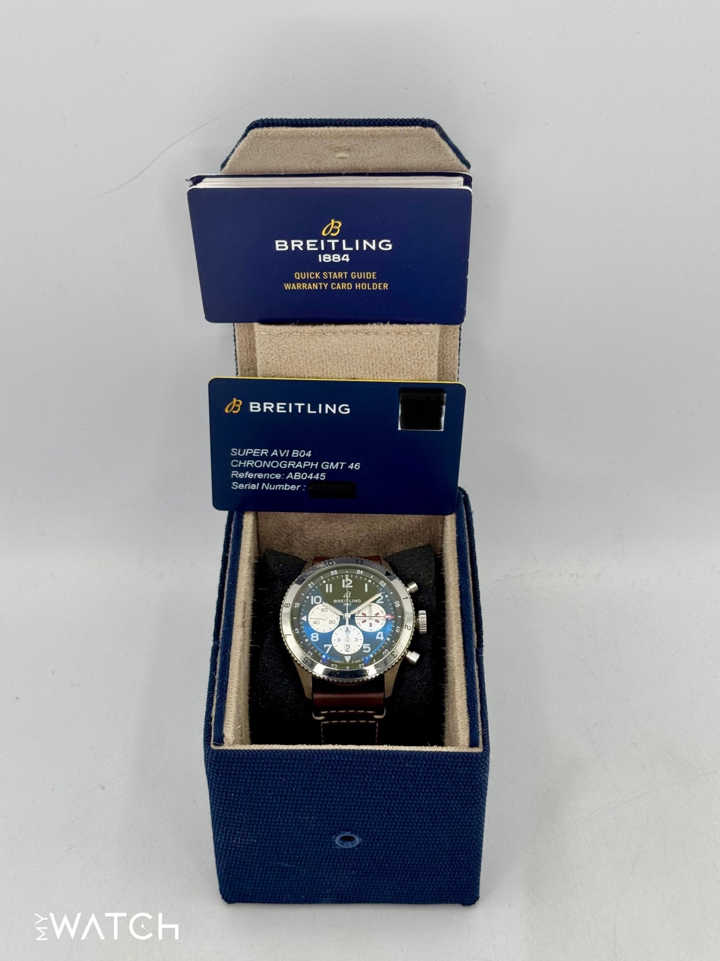 2022 Breitling Super Avi B04 Chronograph GMT "Curtis Warhawk" AB0445 - MyWatchLLC