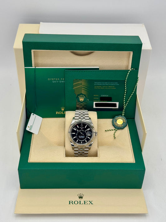 NEW 2025 Rolex Sky-Dweller 42mm 336934 Jubilee Black Dial - MyWatchLLC