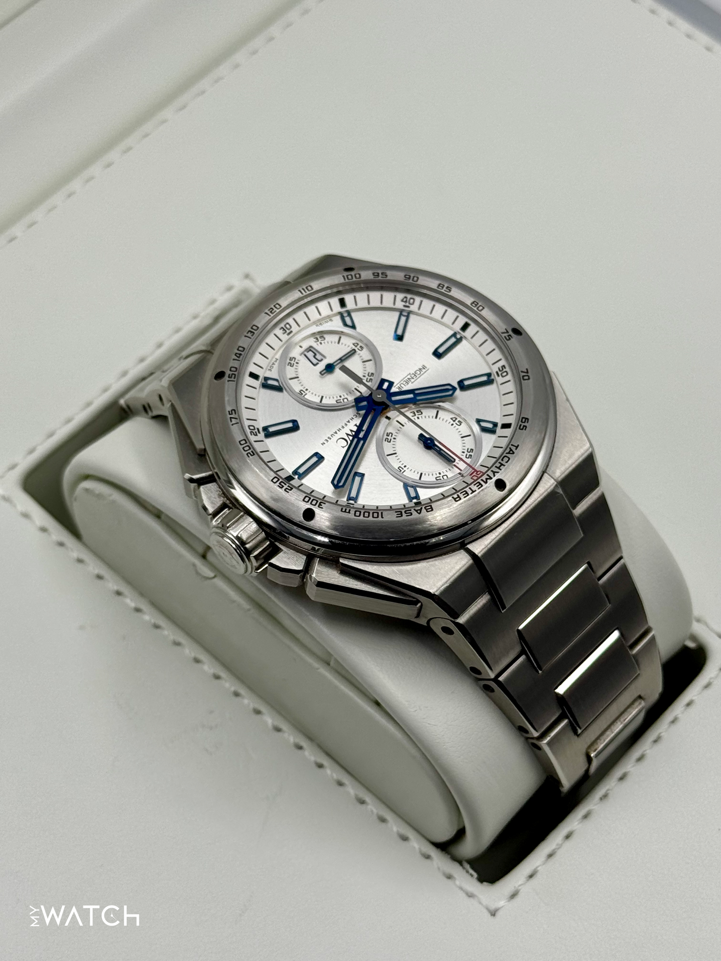 2014 IWC Ingenieur Chrono Racer 45mm IW378510 Stainless Steel Silver Dial - MyWatchLLC