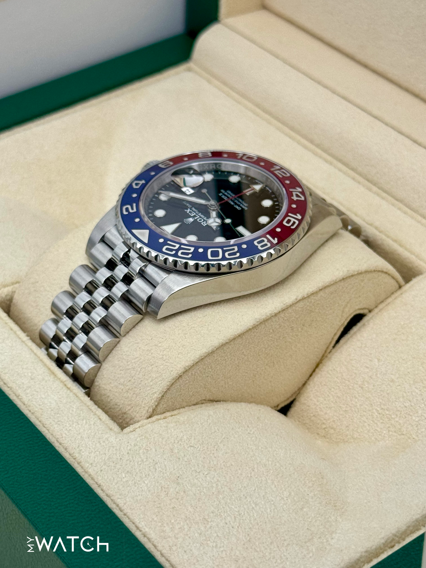 2021 Rolex GMT-Master II "Pepsi" 40mm 126710BLRO Jubilee - MyWatchLLC