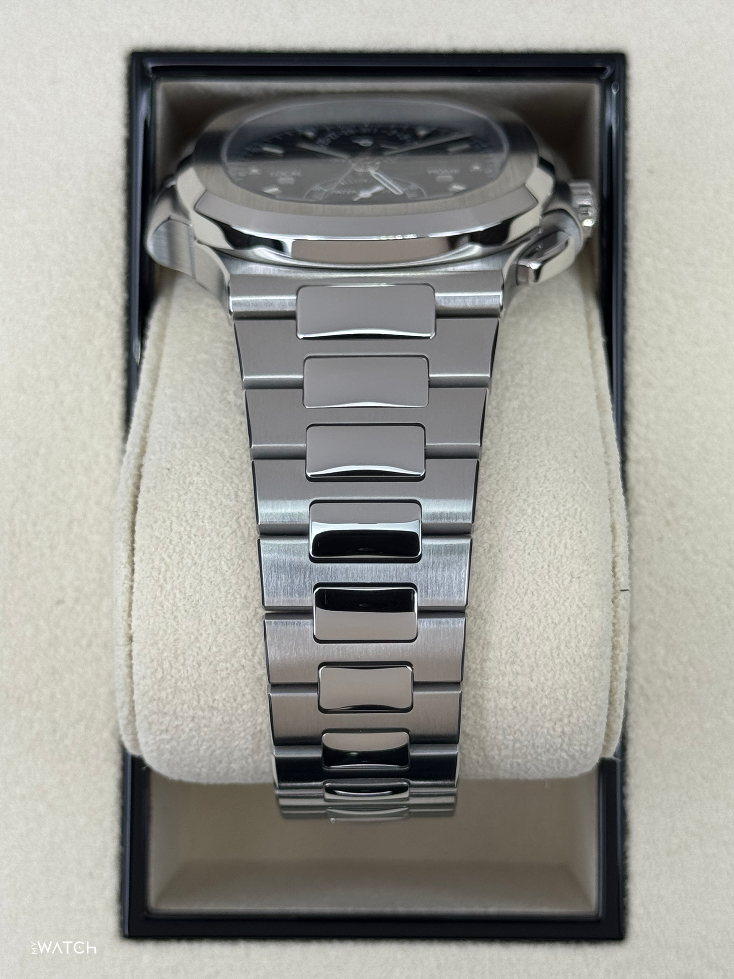 2023 Patek Philippe Nautilus Travel Time Chronograph 40.5mm 5990/1A-011 Black Dial - MyWatchLLC