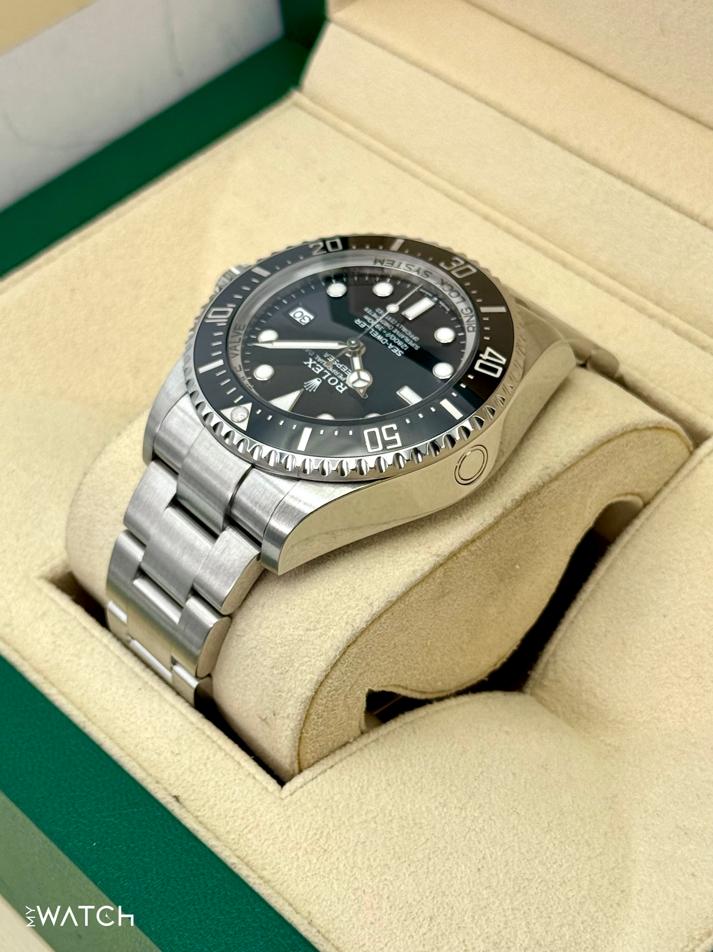 2023 Rolex Deepsea 44mm 136660 Stainless Steel Black Dial - MyWatchLLC