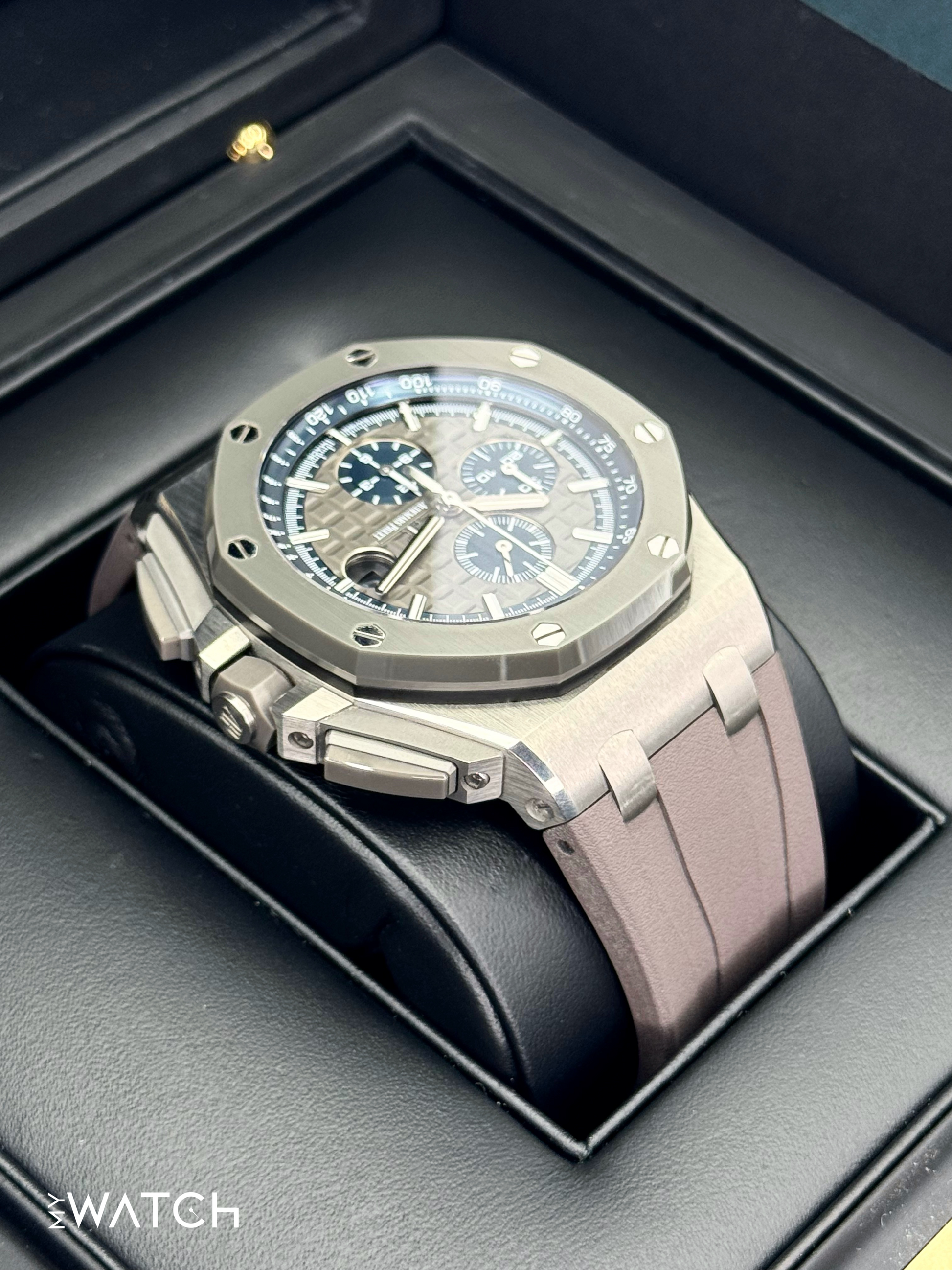 2021 Audemars Piguet Royal Oak Chronograph 44mm 26400IO Titanium - MyWatchLLC