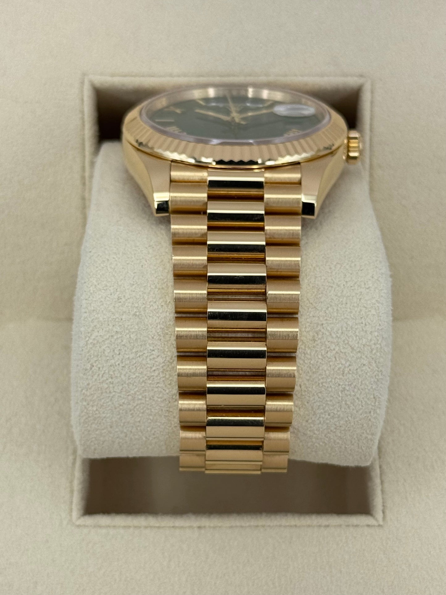 2023 Rolex Day-Date 40mm 228238 Presidential Green Dial - MyWatchLLC