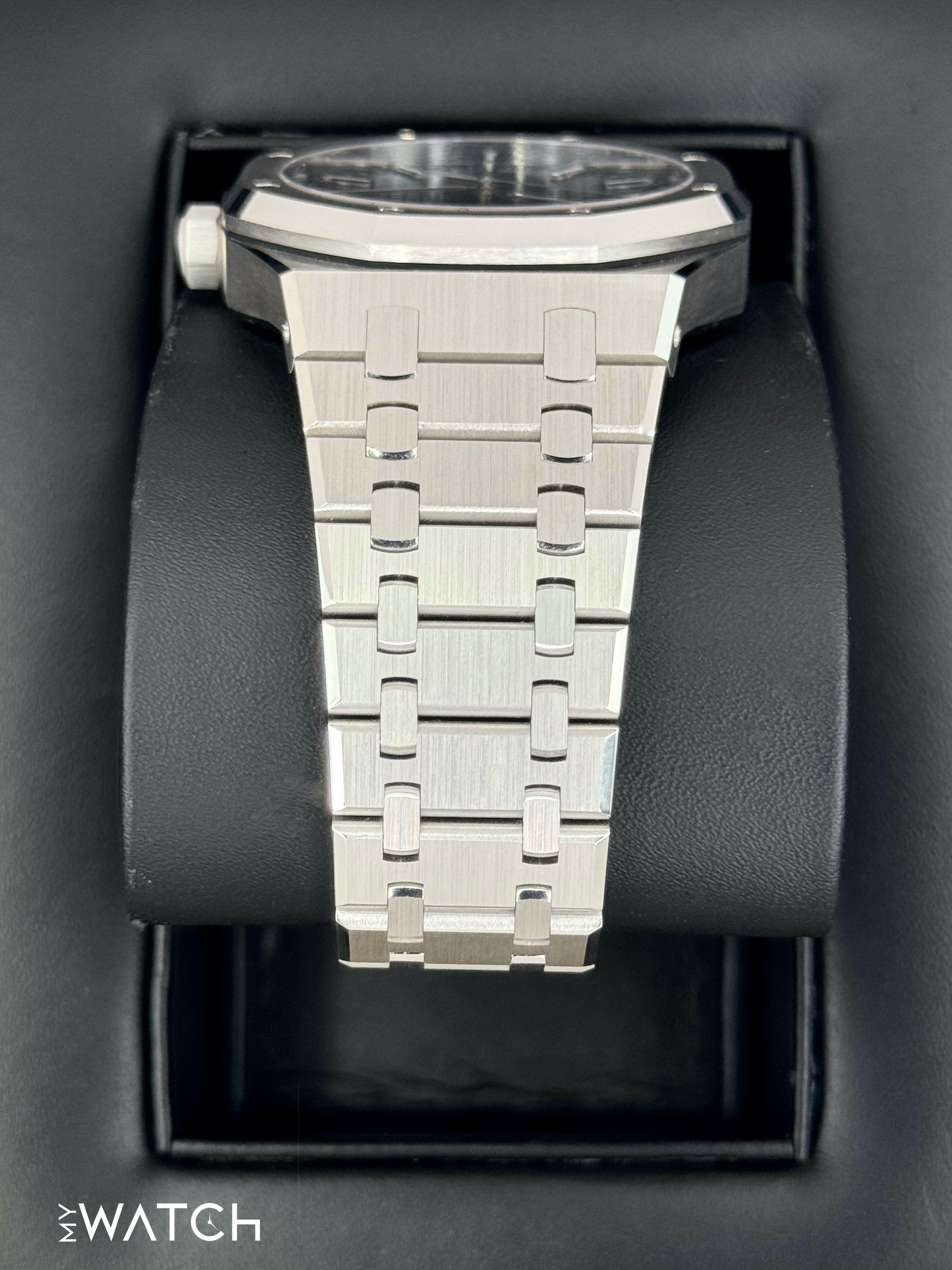 NEW 2021 Audemars Piguet  Royal Oak  41mm 15503BC Blue Dial - MyWatchLLC