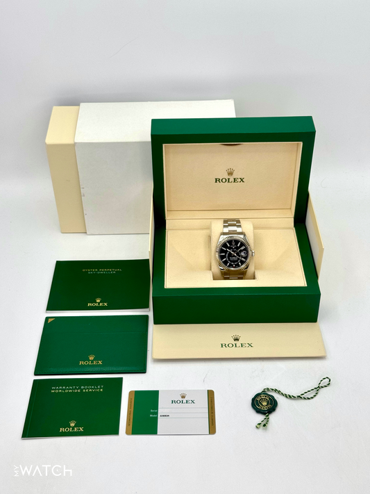 2019 Rolex Sky-Dweller 42mm 326934 Oyster Black Dial - MyWatchLLC