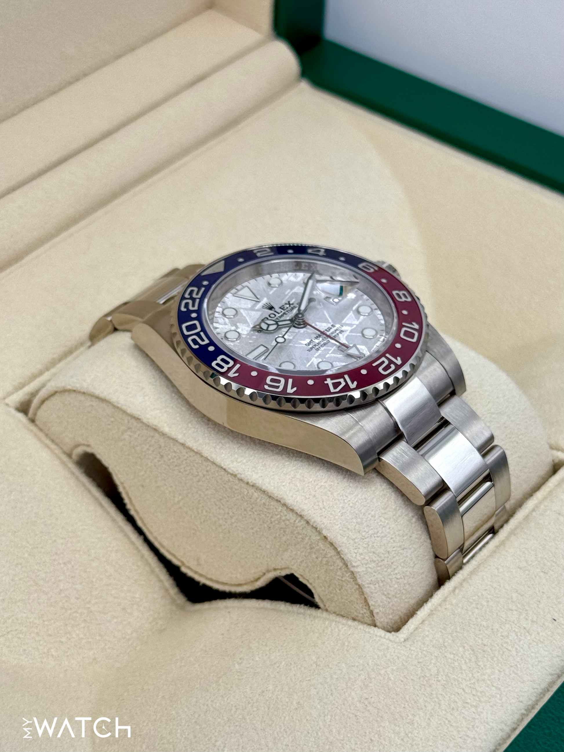 2022 Rolex GMT-Master II "Pepsi" 40mm 126719BLRO Meteorite Dial - MyWatchLLC