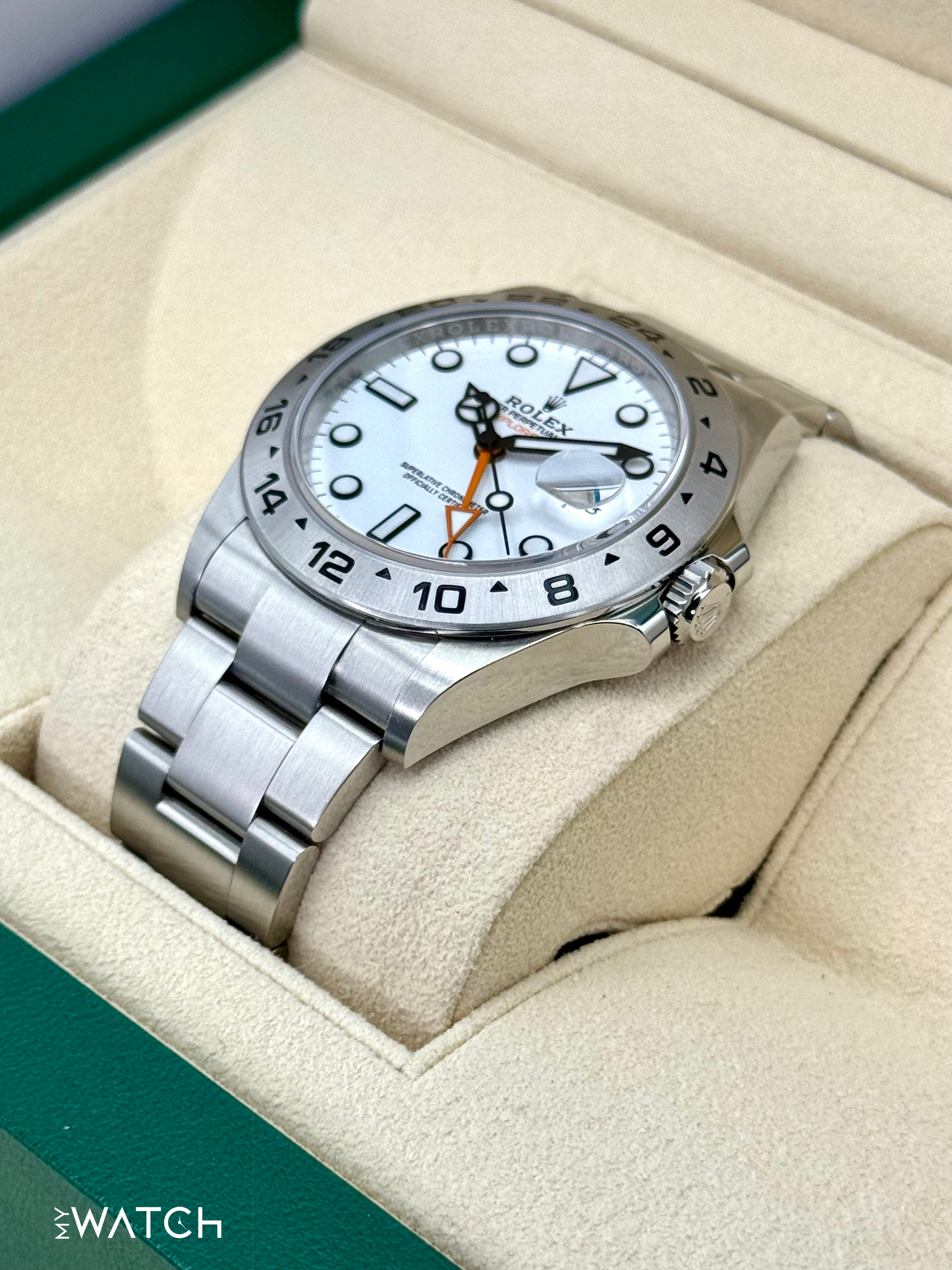 2024 Rolex Explorer II 42mm 226570 Polar White Dial - MyWatchLLC