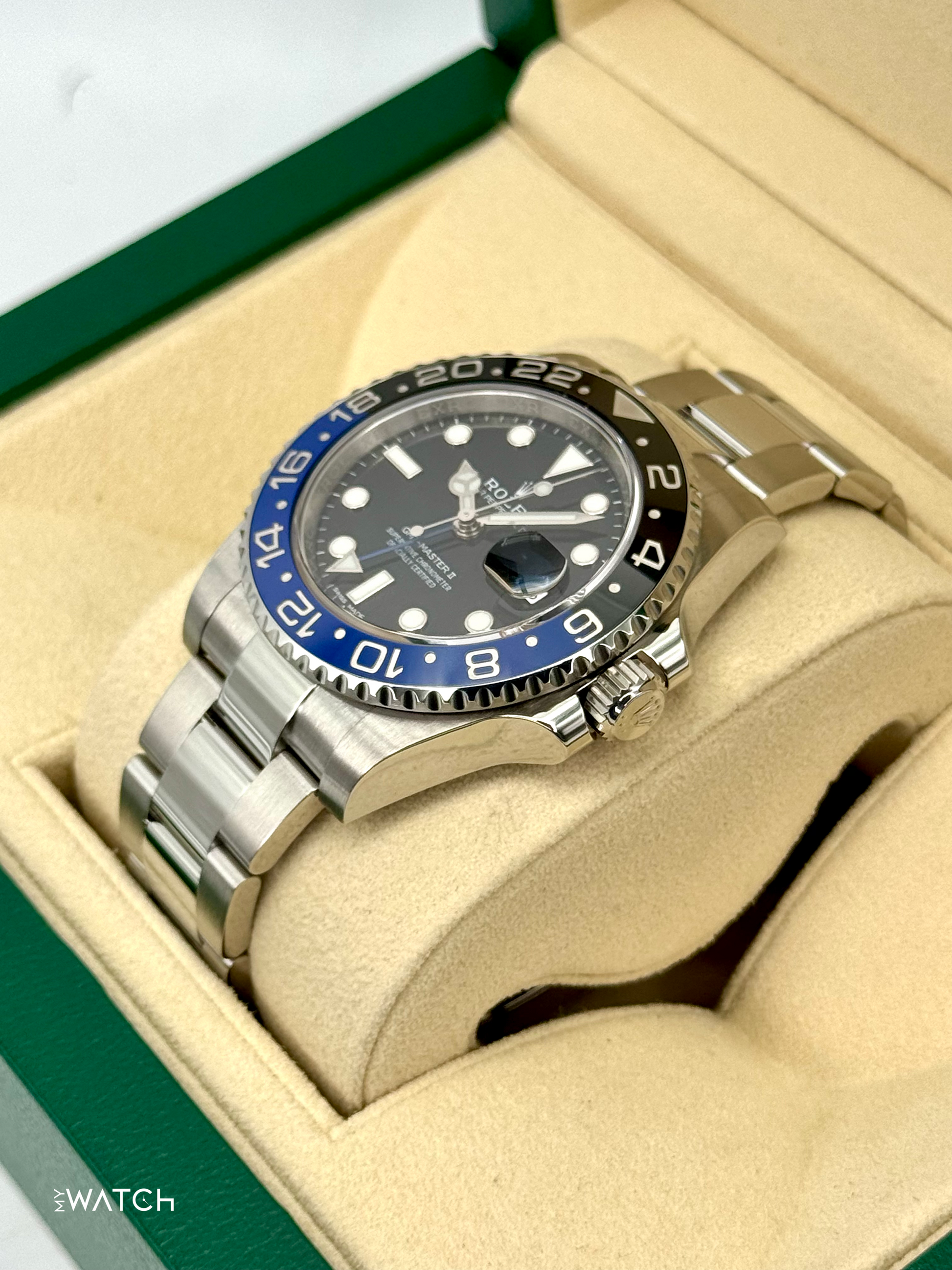 2016 Rolex GMT-Master II "Batman" 40mm 116710BLNR Oyster - MyWatchLLC
