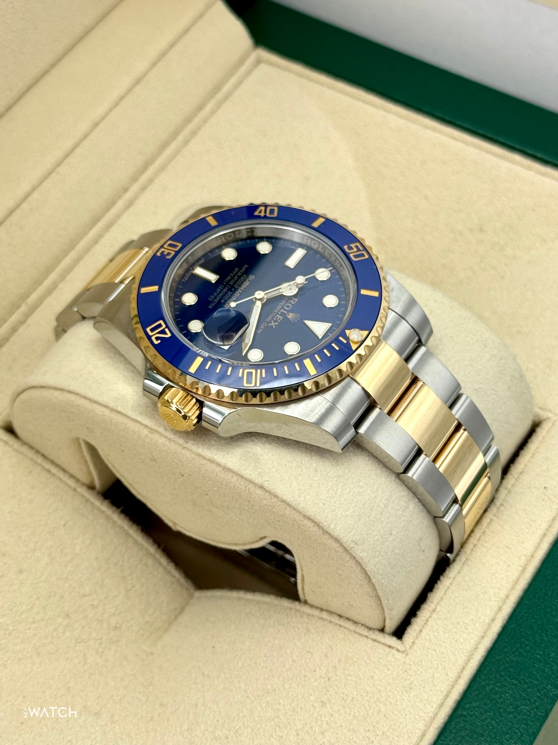 2017 Rolex Submariner "Bluesy" 40mm 116613LB Two-Tone Blue Dial - MyWatchLLC