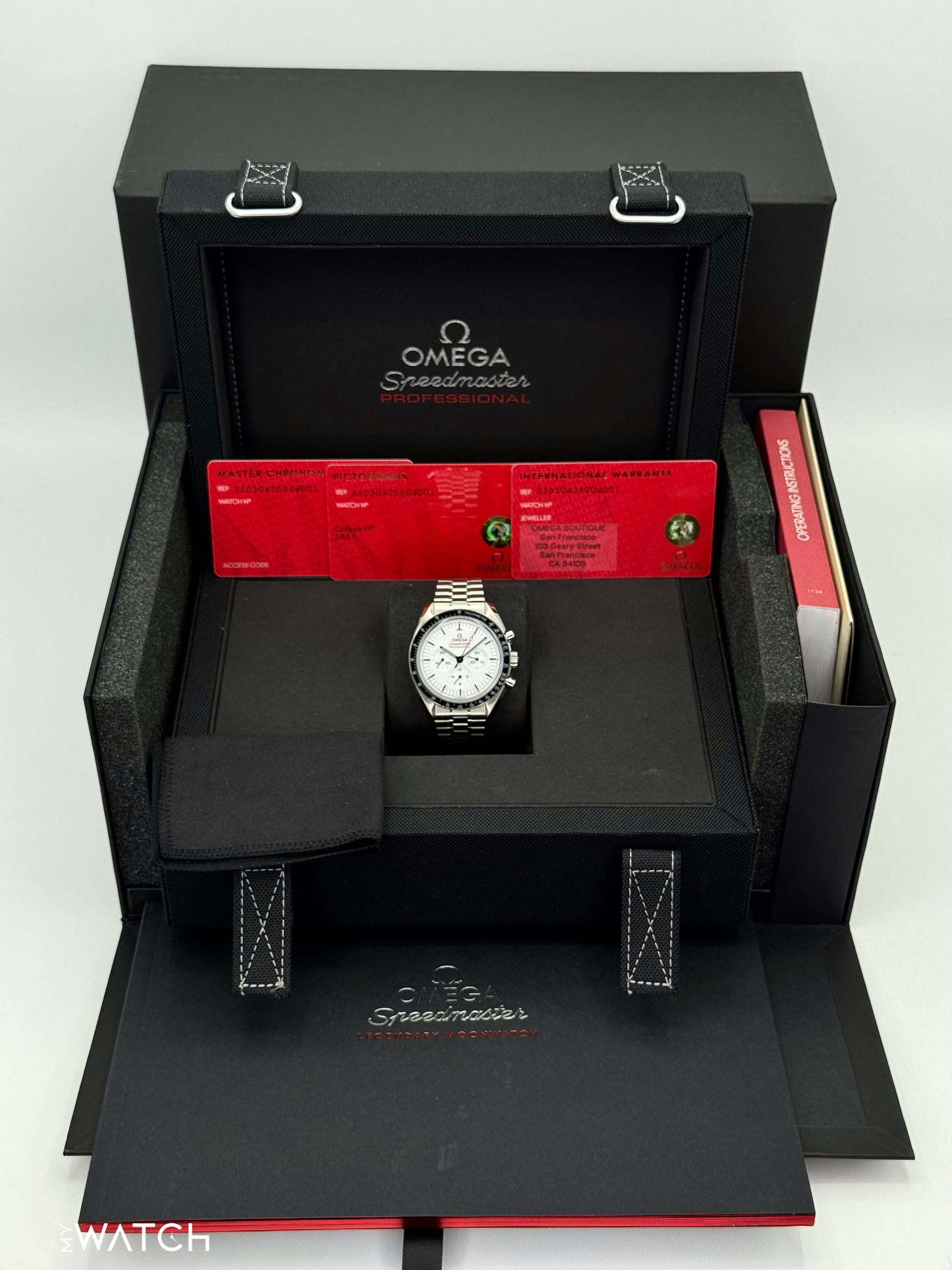 2024 Omega Speedmaster Moonwatch Pro 310.30.42.50.04.001 42mm White Dial - MyWatchLLC