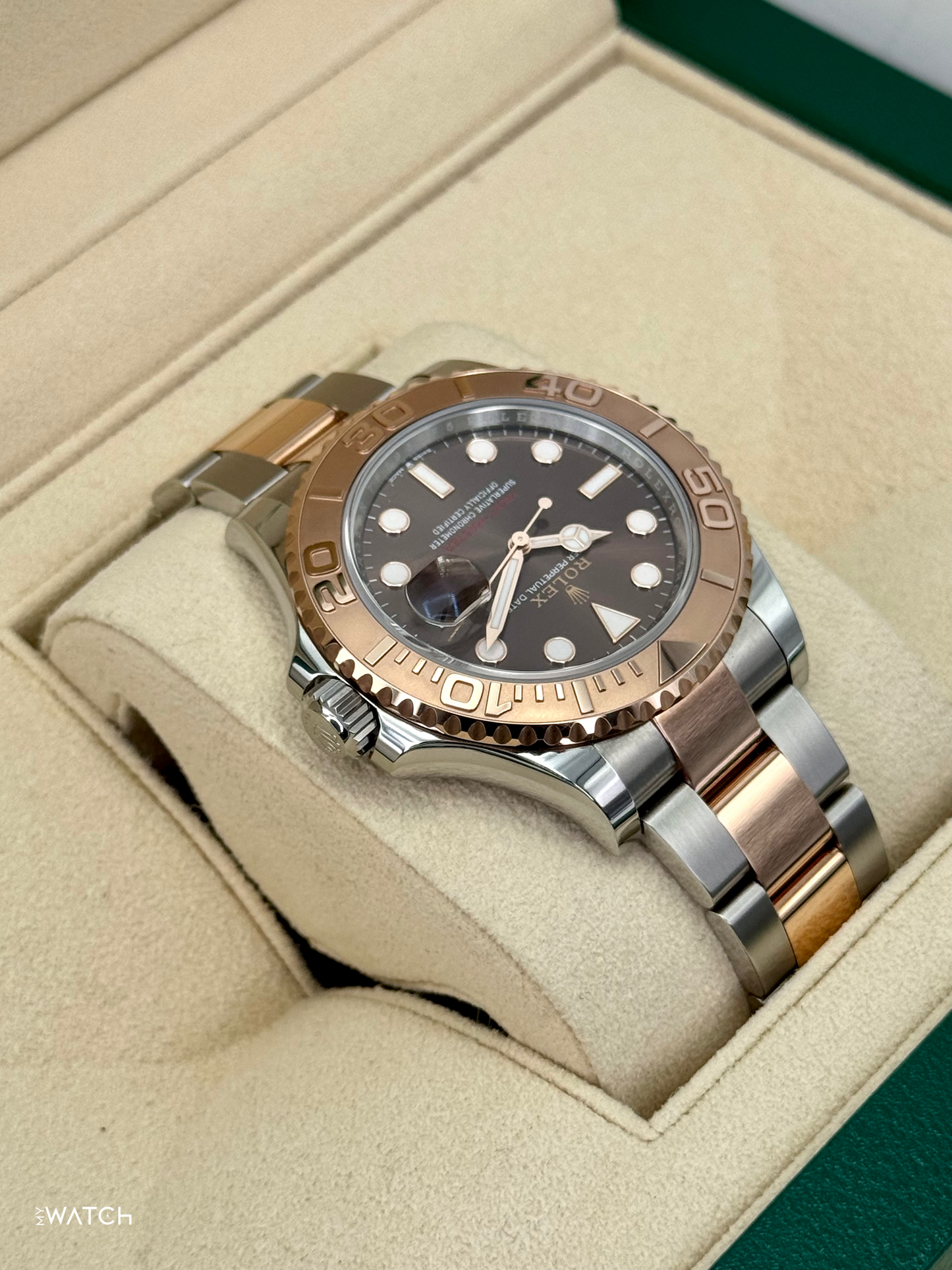 2023 Rolex Yacht-Master 40mm 126621 Two-Tone Chocolate Dial - MyWatchLLC