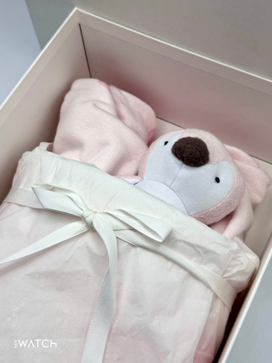 NEW Rolex Plush Penguin Toy and Blanket Set - Pink - MyWatchLLC