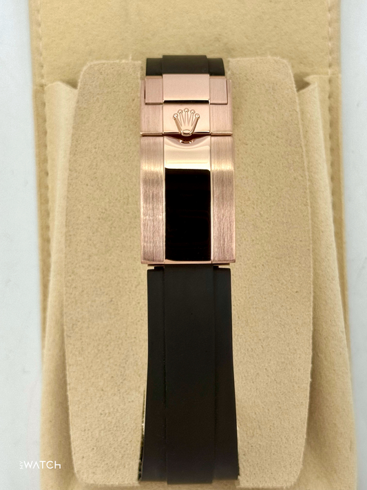 2024 CPO Rolex Daytona 40mm 116515LN Rose Gold Oysterflex Black Dial - MyWatchLLC