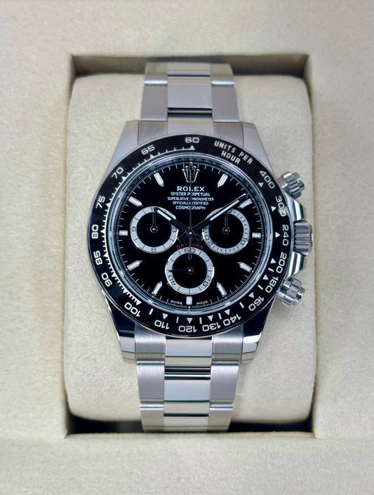 NEW 2025 Rolex Daytona 40mm 126500LN Stainless Steel Black Dial - MyWatchLLC