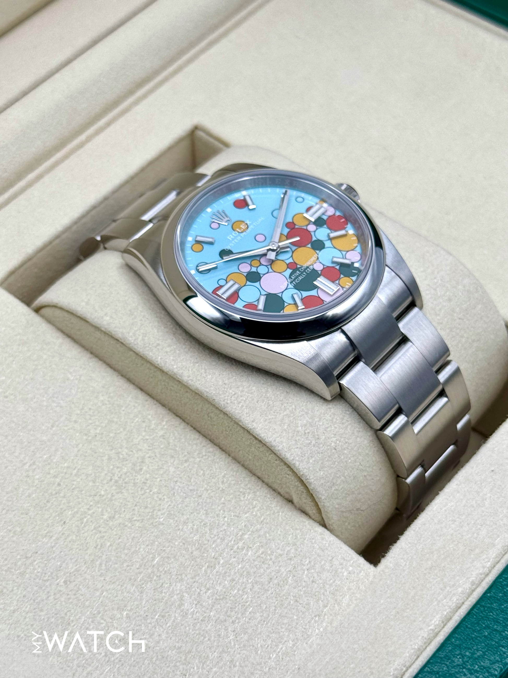 NEW 2025 Rolex Oyster Perpetual 36mm 126000 Celebration Dial - MyWatchLLC