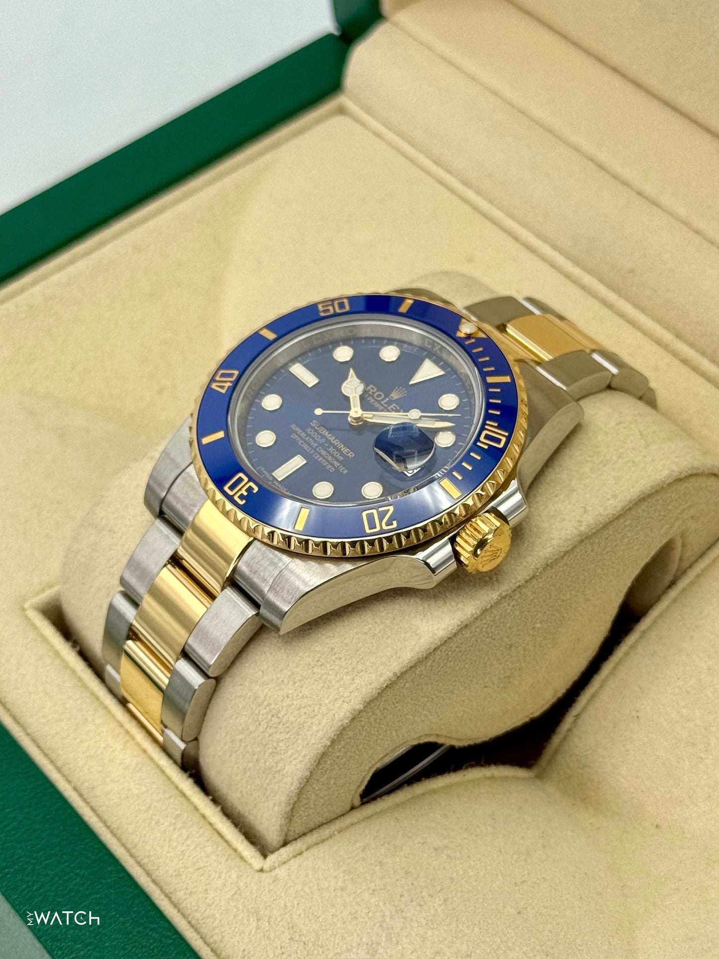 2020 Rolex Submariner "Bluesy" 40mm 116613LB Two-Tone Blue Dial - MyWatchLLC