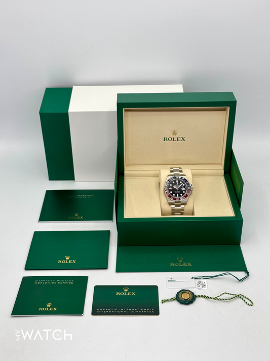 NEW 2025 Rolex GMT-Master II "Pepsi" 40mm 126710BLRO Oyster - MyWatchLLC
