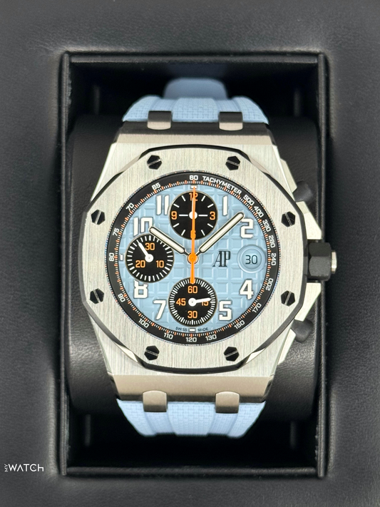2022 Audemars Piguet Royal Oak Offshore Chrono 42mm 26238ST Blue Dial