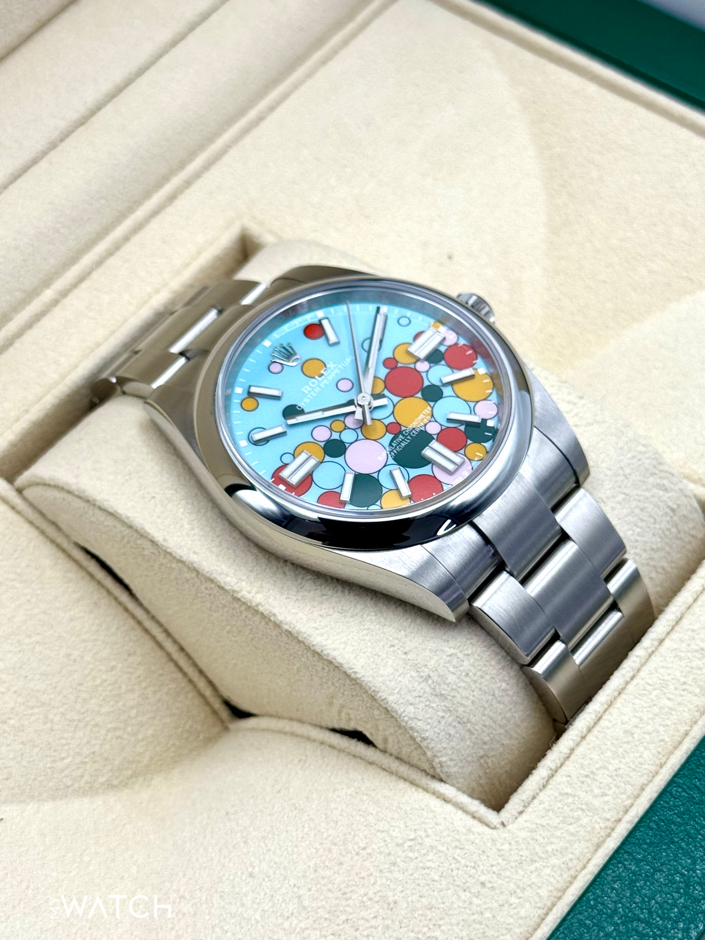 2024 Rolex Oyster Perpetual 41mm 124300 Celebration Dial - MyWatchLLC