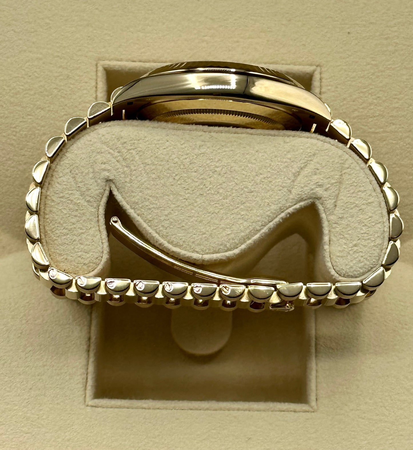 2019 Rolex Day-Date 40mm 228238 YG Champagne Roman Numeral Dial - MyWatchLLC