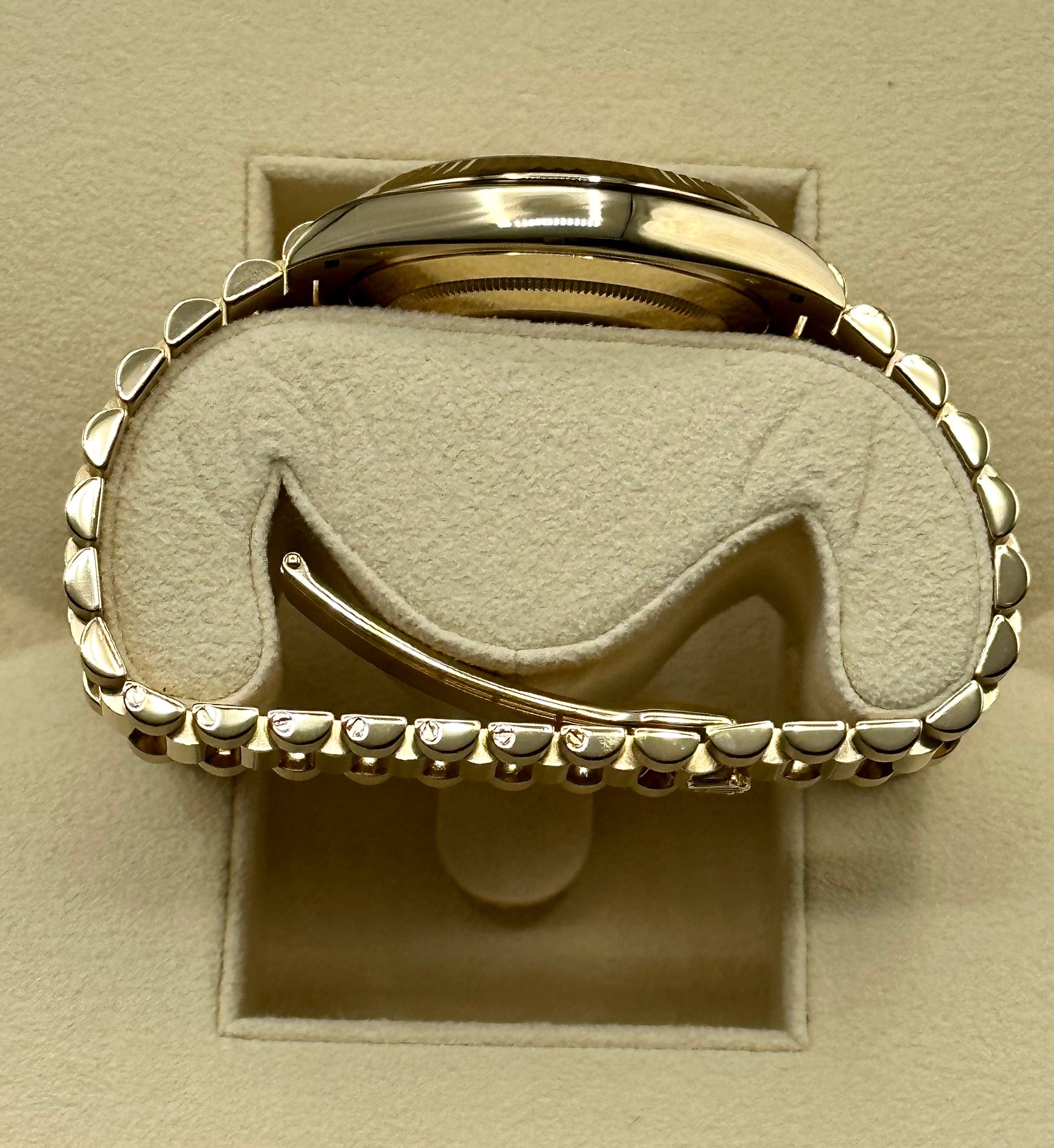 2019 Rolex Day-Date 40mm 228238 YG Champagne Roman Numeral Dial - MyWatchLLC