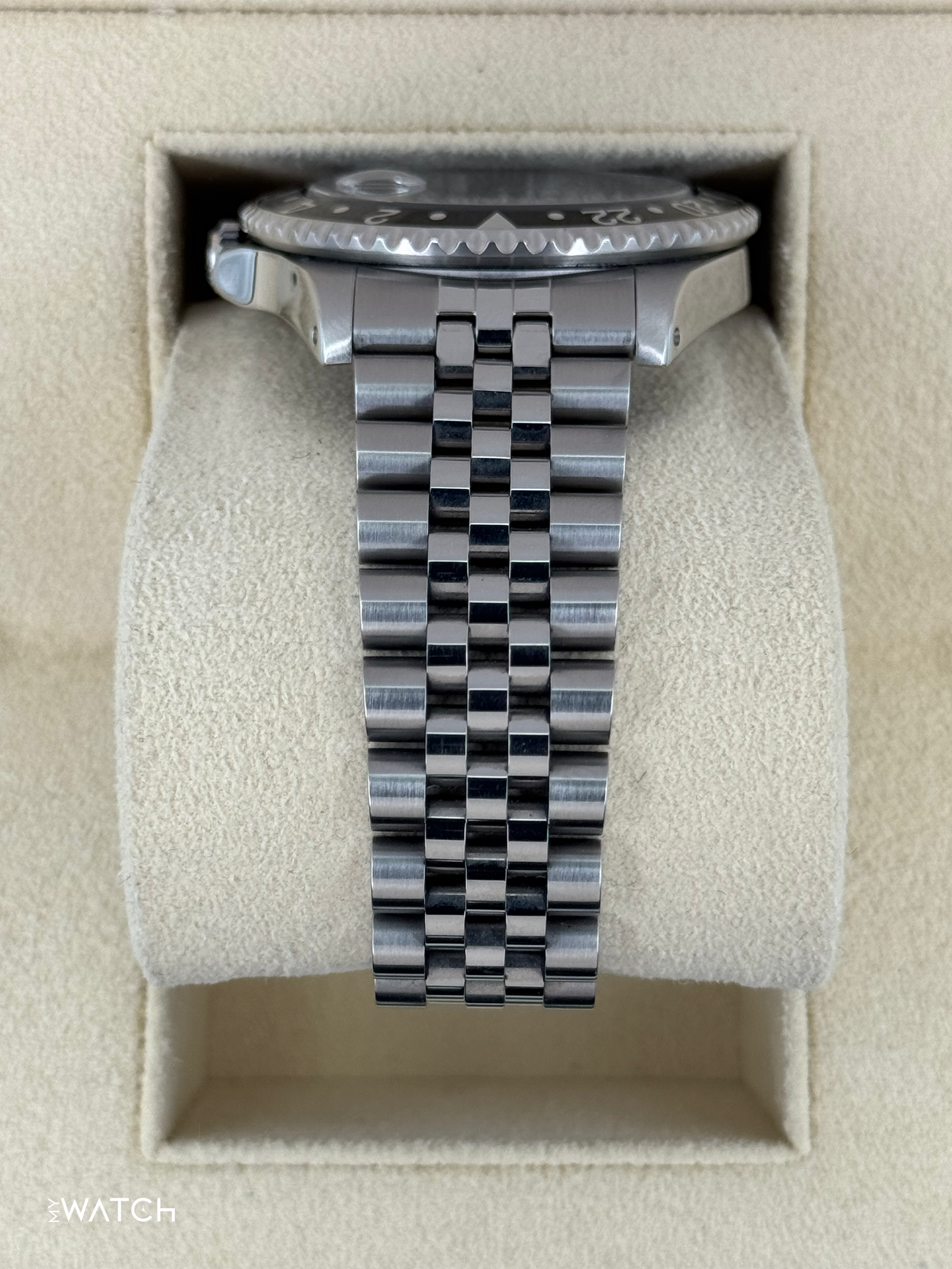 1999 Rolex GMT-Master 40mm 16700 Stainless Steel Jubilee Black Dial (BOTH BRACELETS) - MyWatchLLC