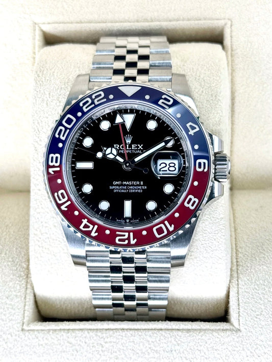 NEW 2024 Rolex GMT-Master II "Pepsi" 40mm 126710BLRO Jubilee - MyWatchLLC