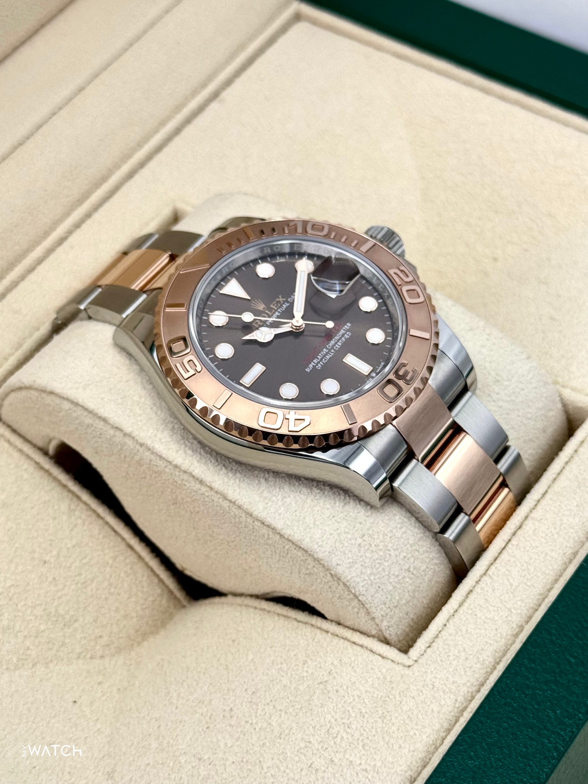2023 Rolex Yacht-Master 40mm 126621 Two-Tone Chocolate Dial - MyWatchLLC