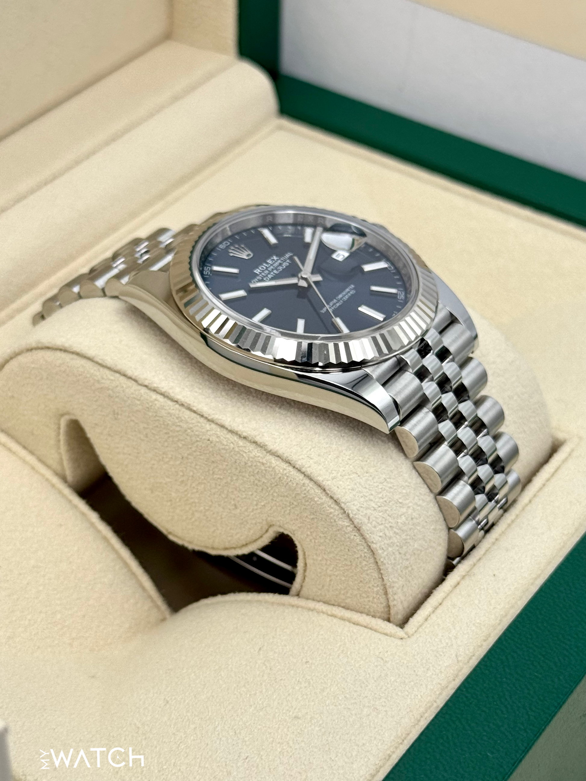 2024 Rolex Datejust 41mm 126334 Stainless Steel Jubilee Blue Dial - MyWatchLLC