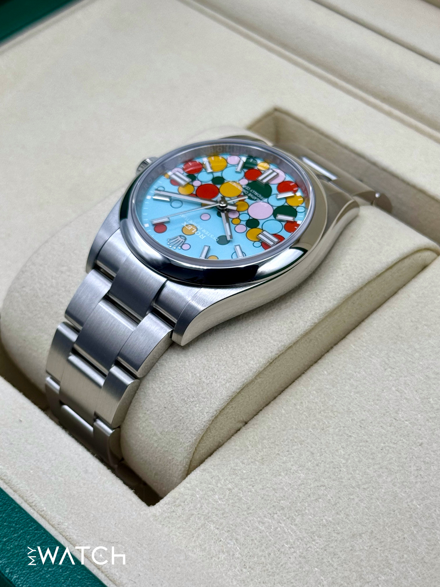 NEW 2025 Rolex Oyster Perpetual 36mm 126000 Celebration Dial - MyWatchLLC