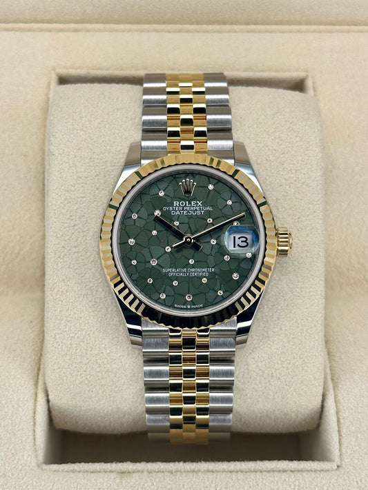 NEW 2024 Rolex Lady Datejust 31mm 278273 Two-Tone Floral Motif Dial - MyWatchLLC