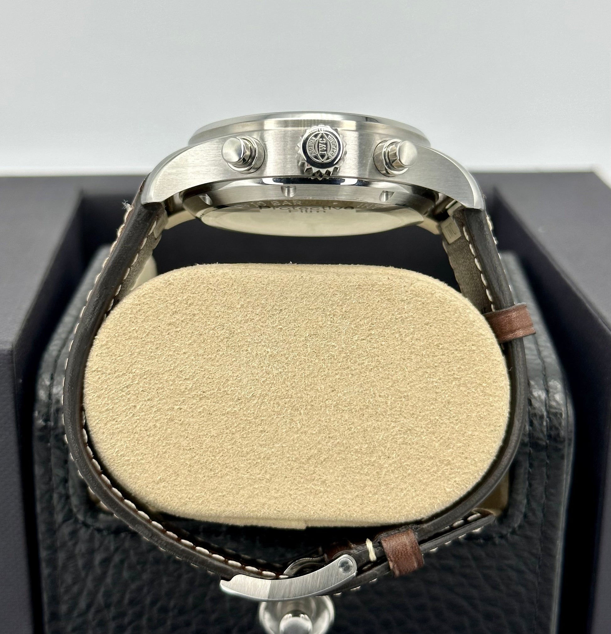 2023 IWC Pilot's Chronograph 41mm IW388103 Stainless Steel Green Dial - MyWatchLLC