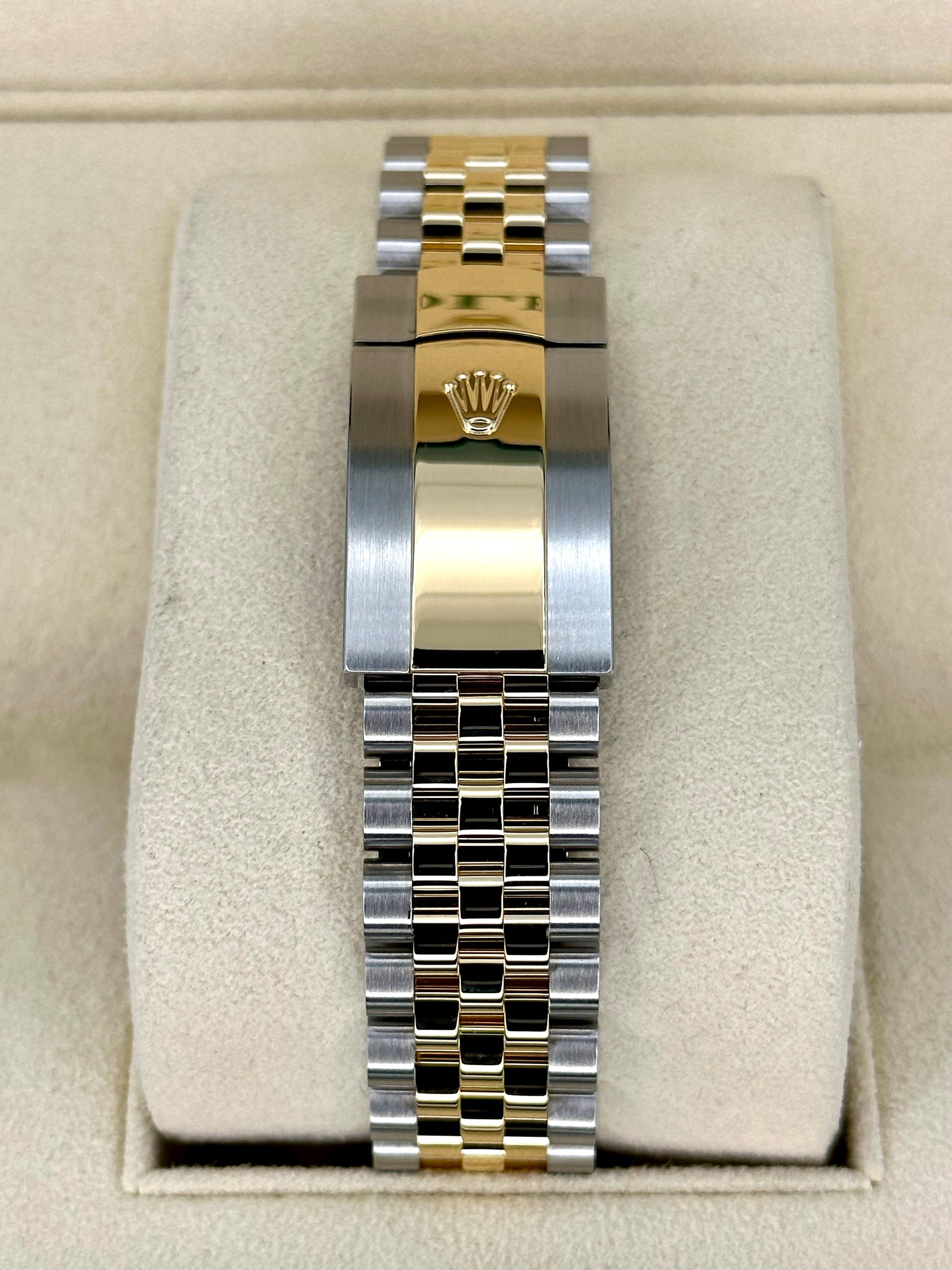 2023 Rolex Datejust 41mm 126333 Two-Tone Jubilee Black Stick Dial - MyWatchLLC